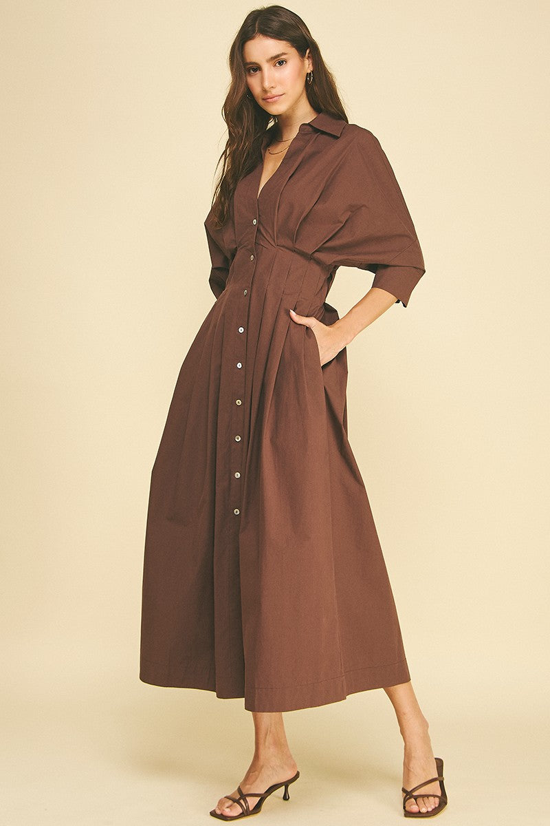 Margot Button Down Dress