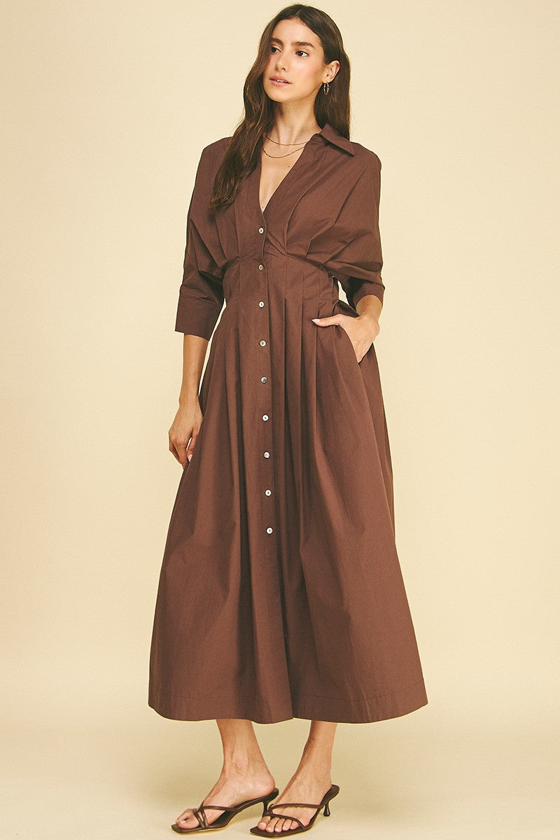 Margot Button Down Dress
