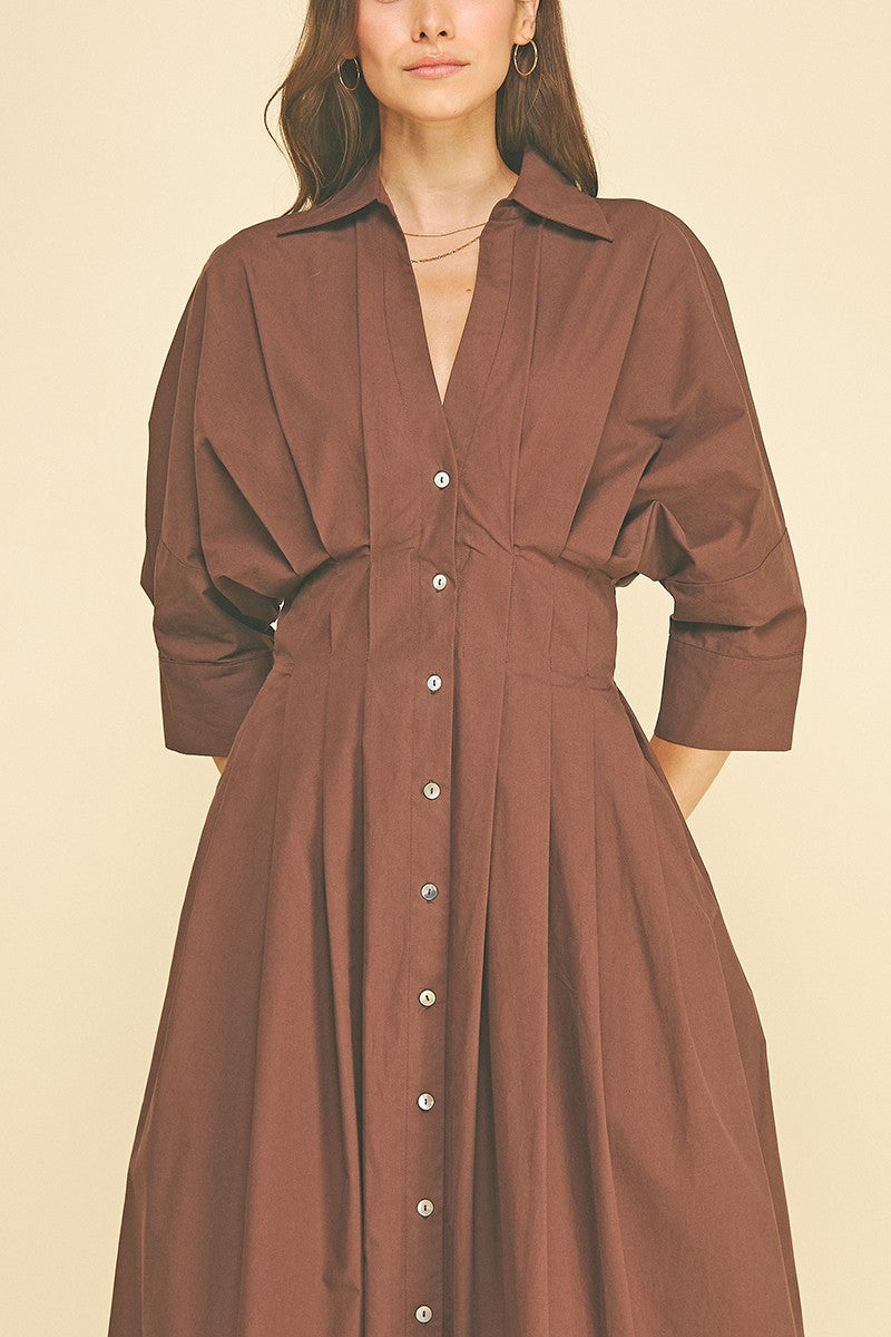Margot Button Down Dress