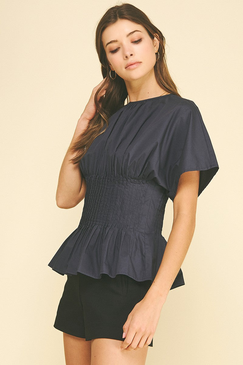 Cassie Peplum Top