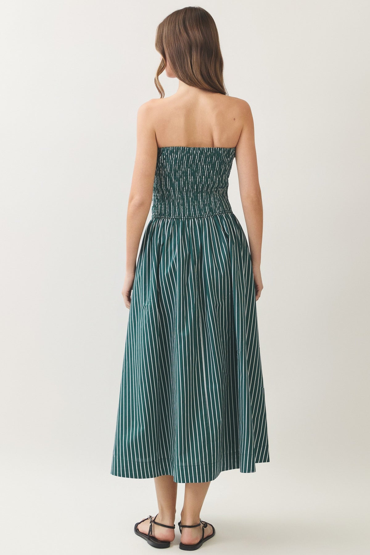 Amelia Stripe Midi Dress
