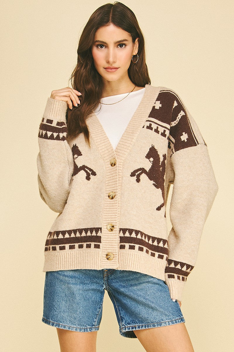 Stevie Western Cardigan