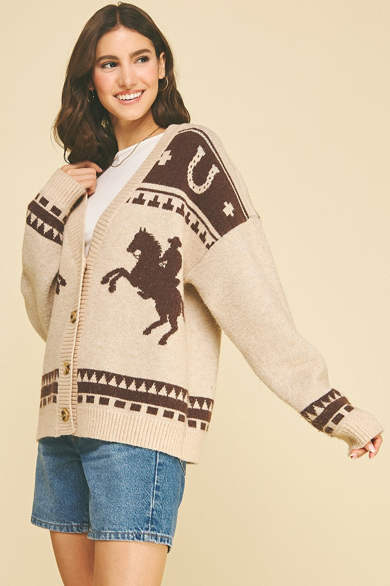 Stevie Western Cardigan