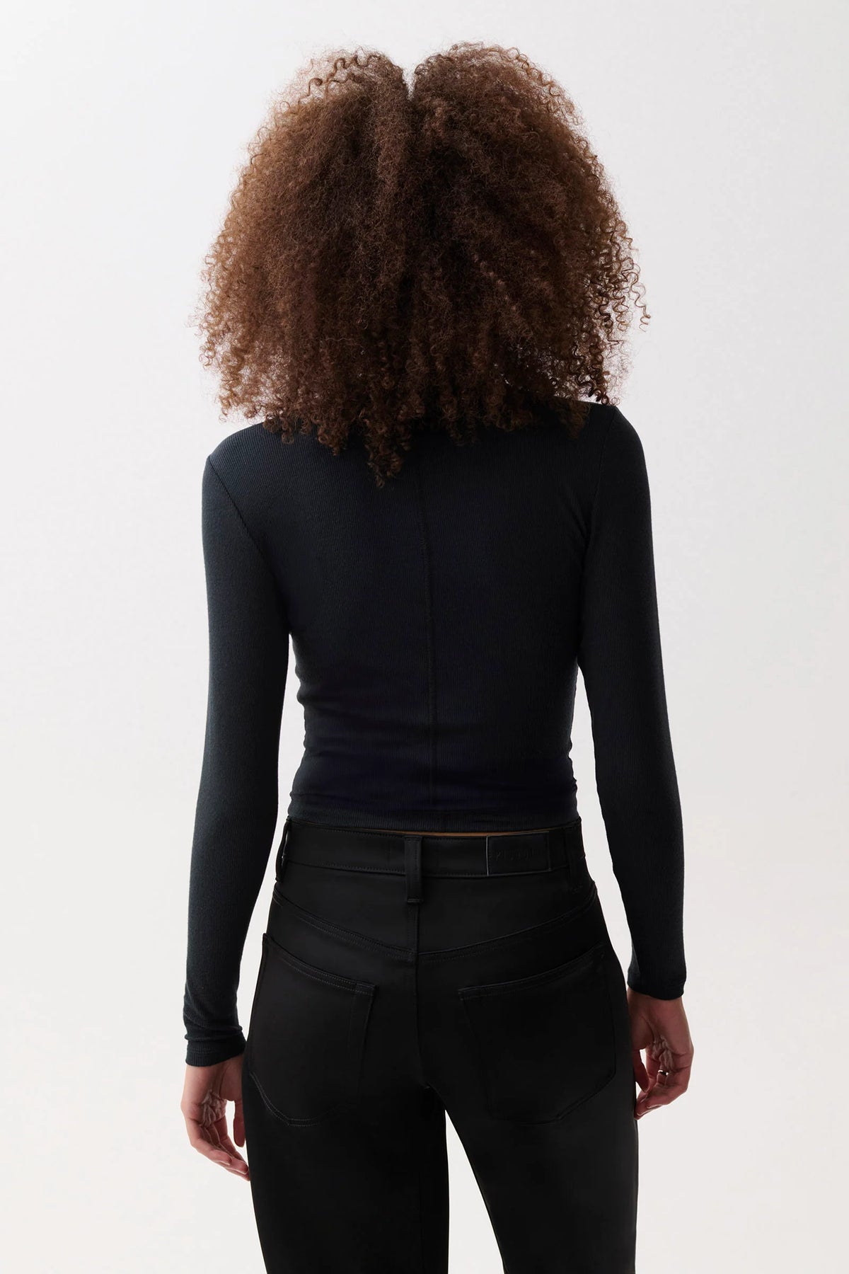 DARA LONG SLEEVE FUNNEL NECK TOP
