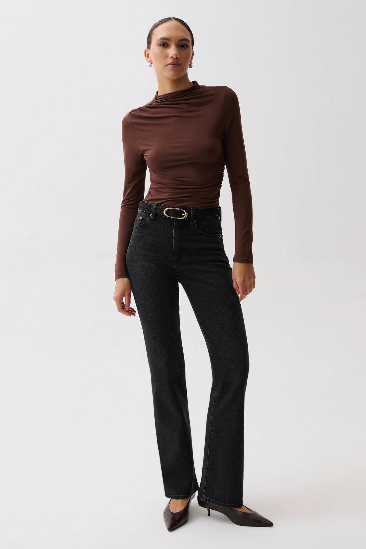 EVIE HIGH RISE SLIM BOOT ~ JETSET