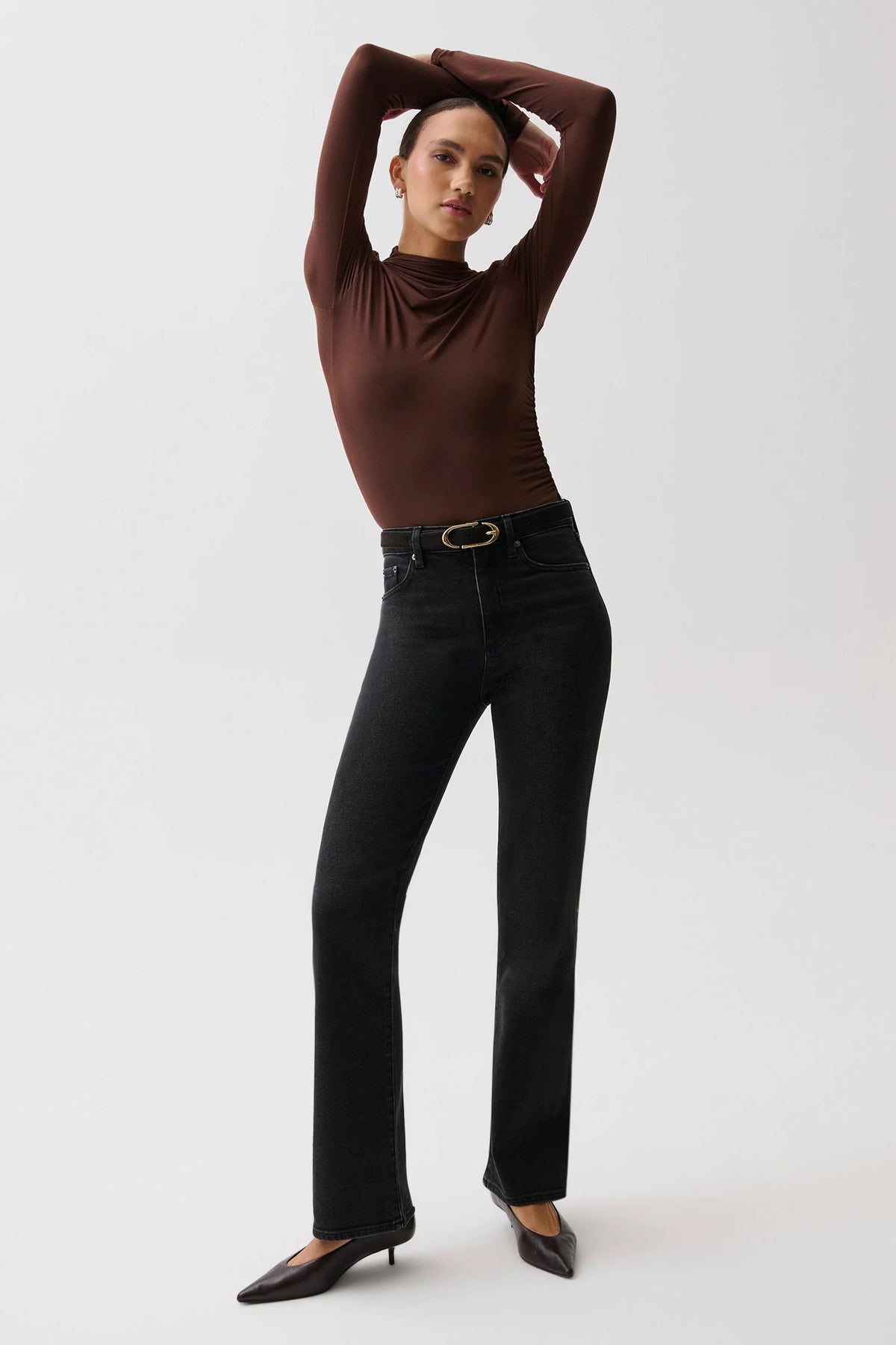 EVIE HIGH RISE SLIM BOOT ~ JETSET