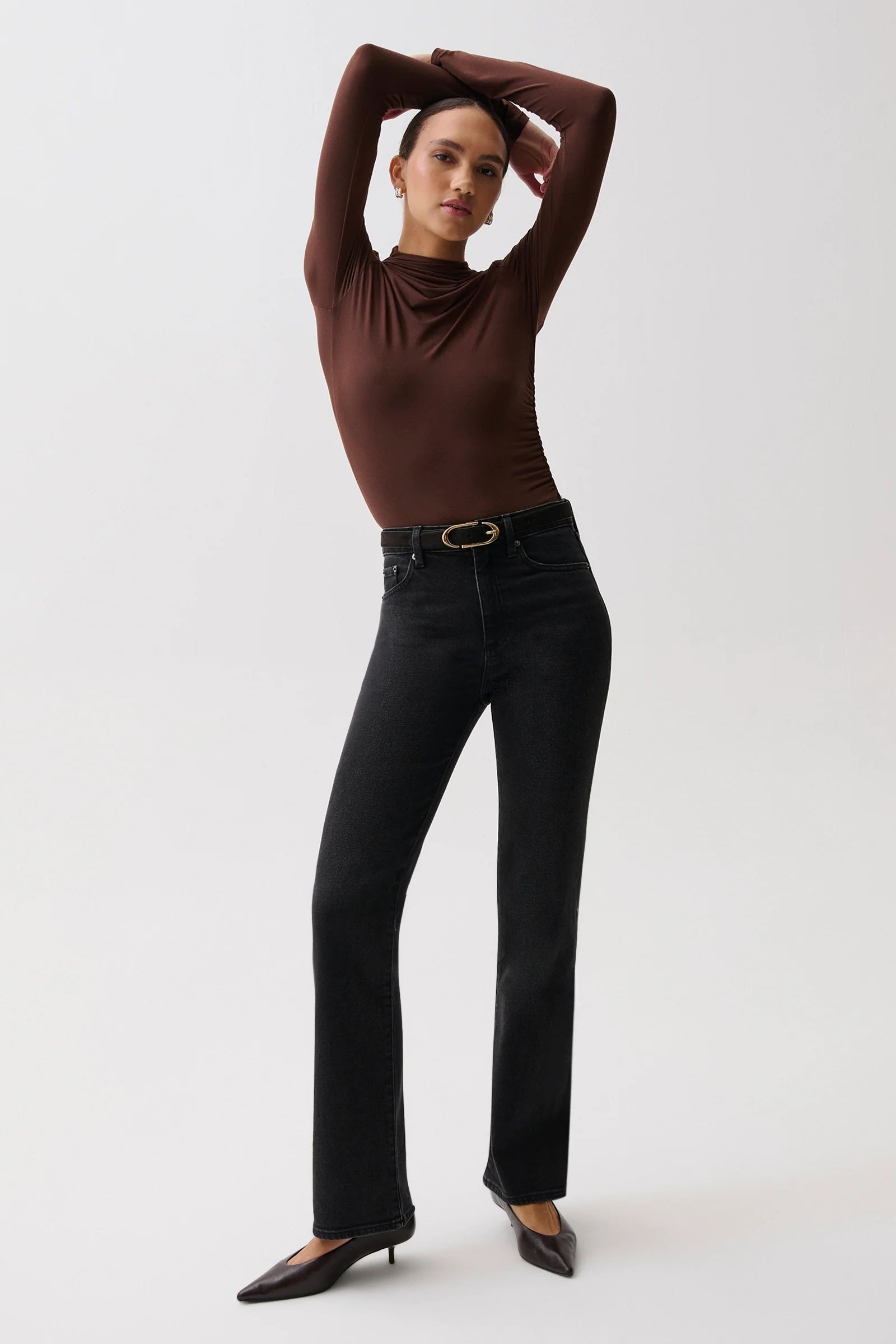 EVIE HIGH RISE SLIM BOOT ~ JETSET