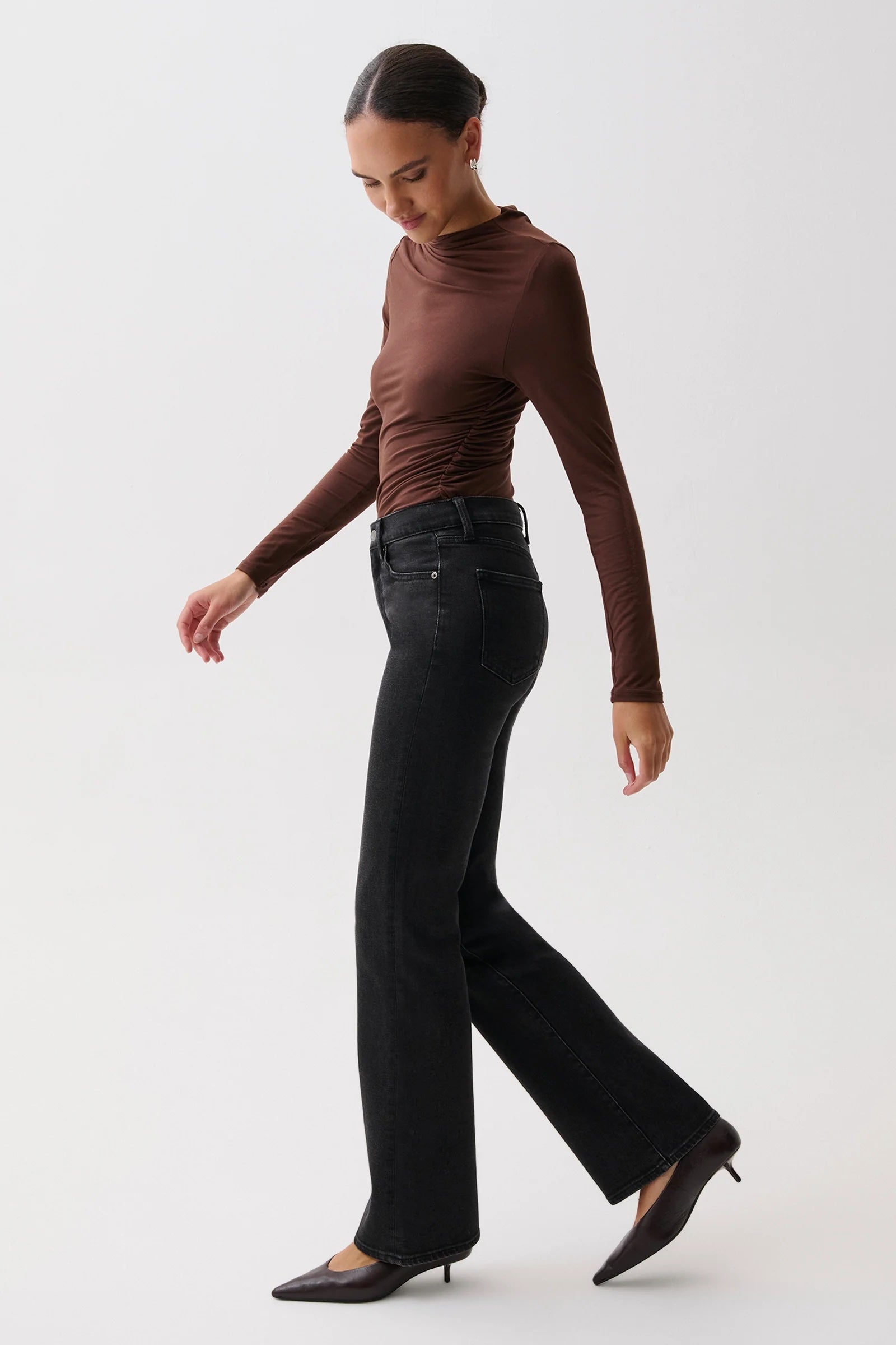 EVIE HIGH RISE SLIM BOOT ~ JETSET