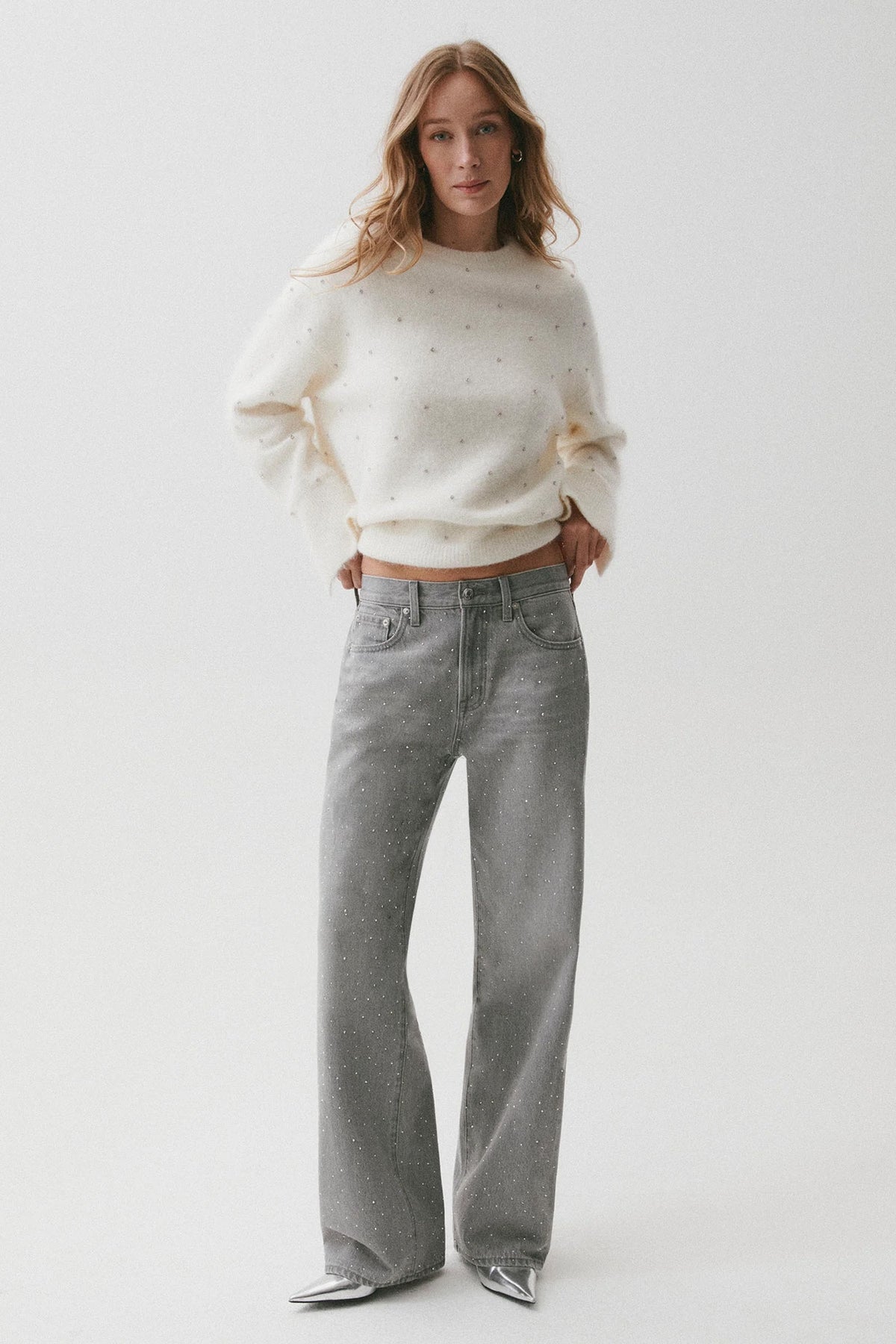 HARLOWE RELAXED BAGGY - EMBELLISHED ORION