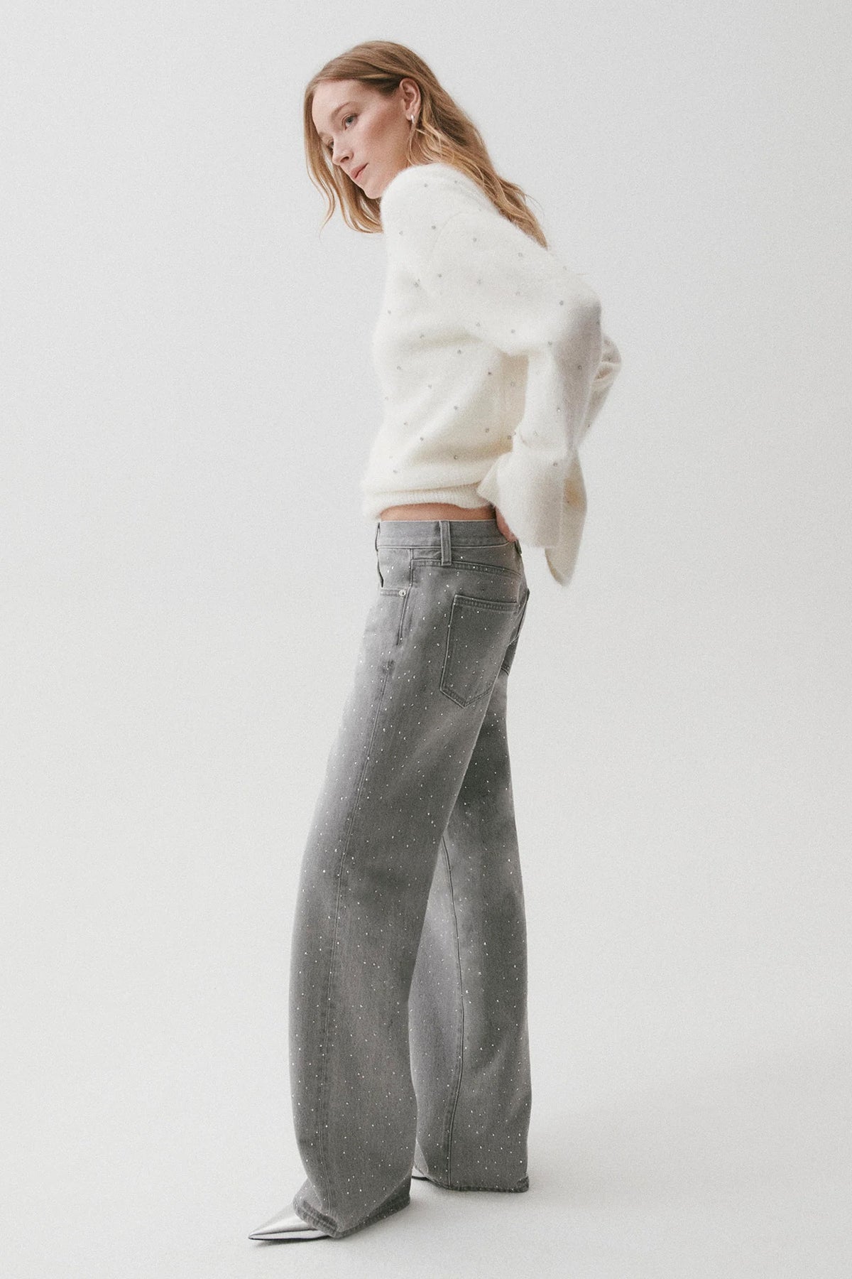 HARLOWE RELAXED BAGGY - EMBELLISHED ORION
