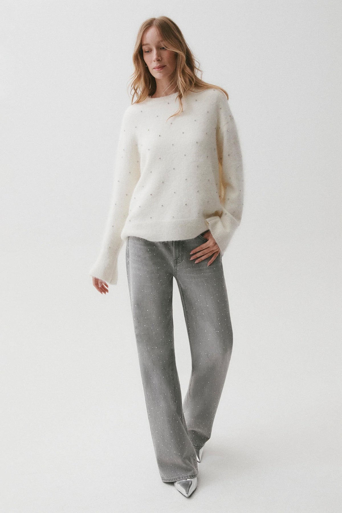 HARLOWE RELAXED BAGGY - EMBELLISHED ORION