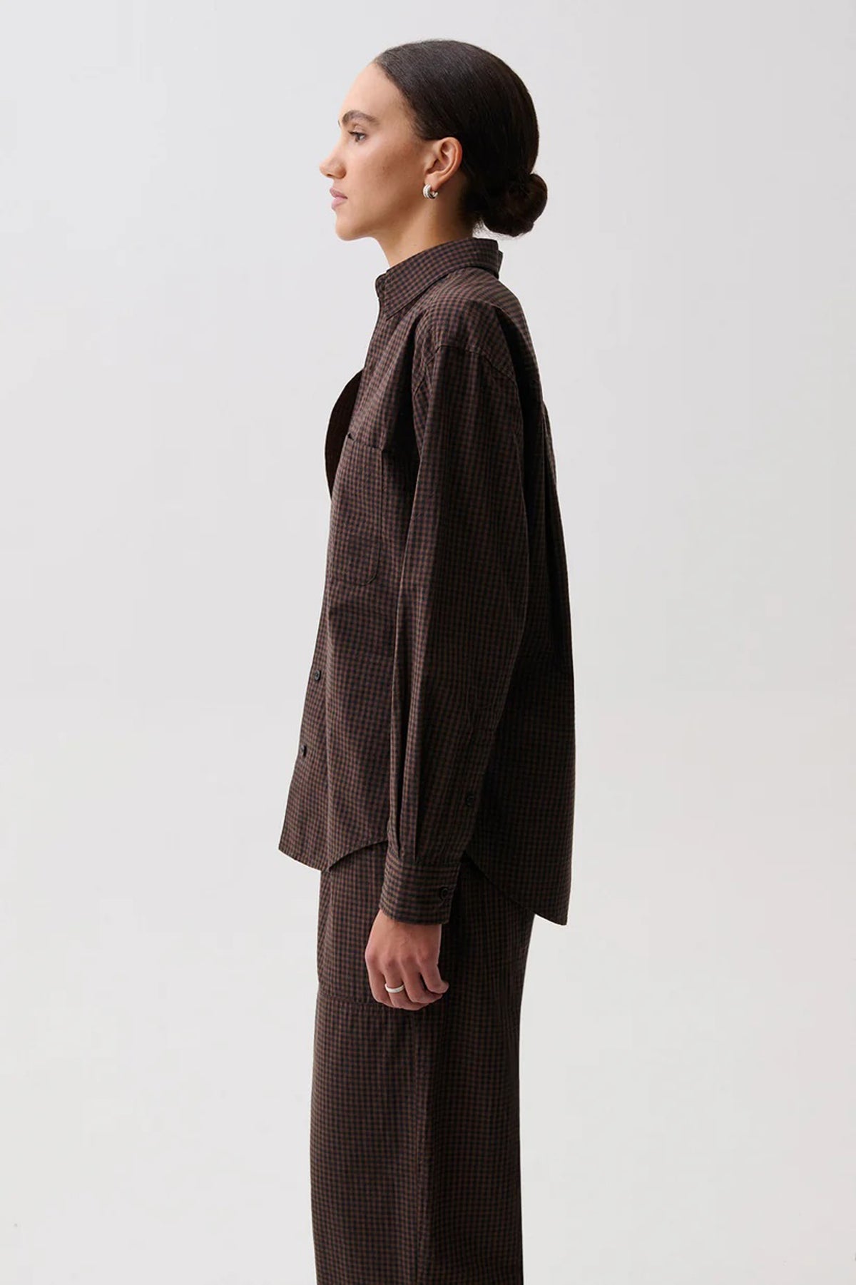 Mila Button Down Wrap Top