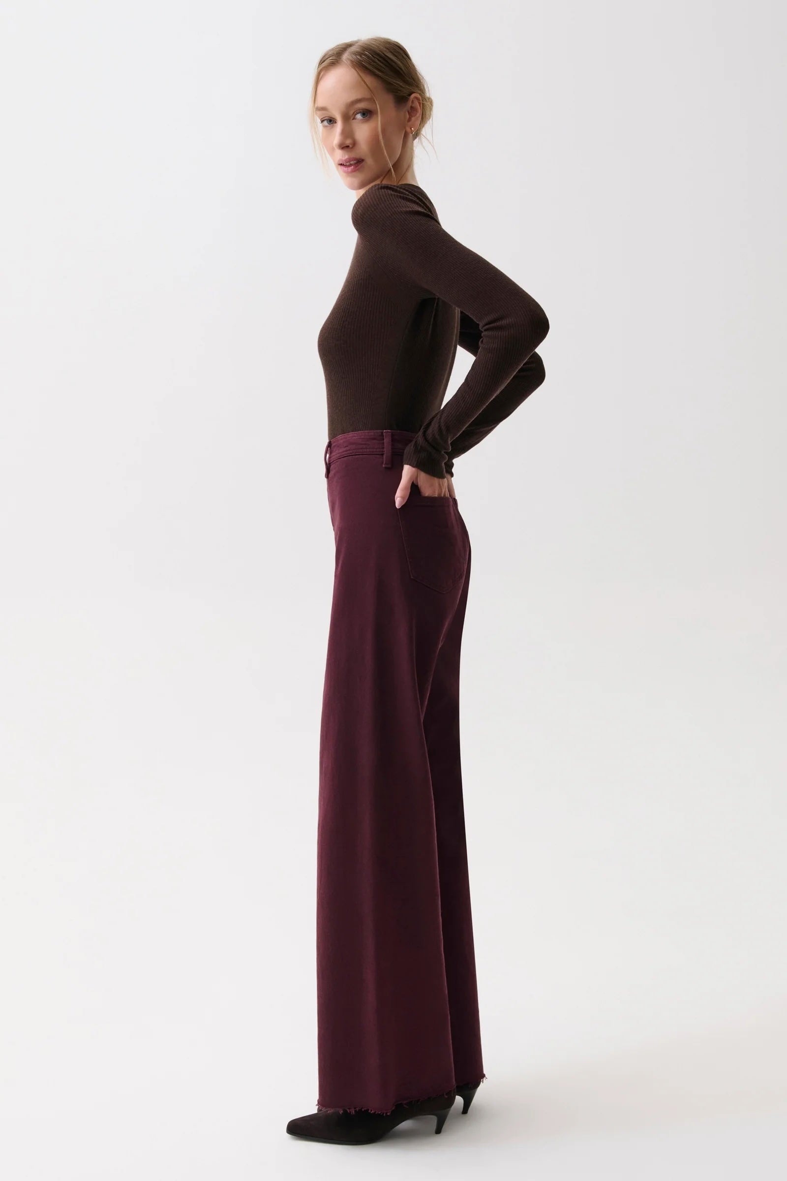 Penny High Rise Wide Leg Jean