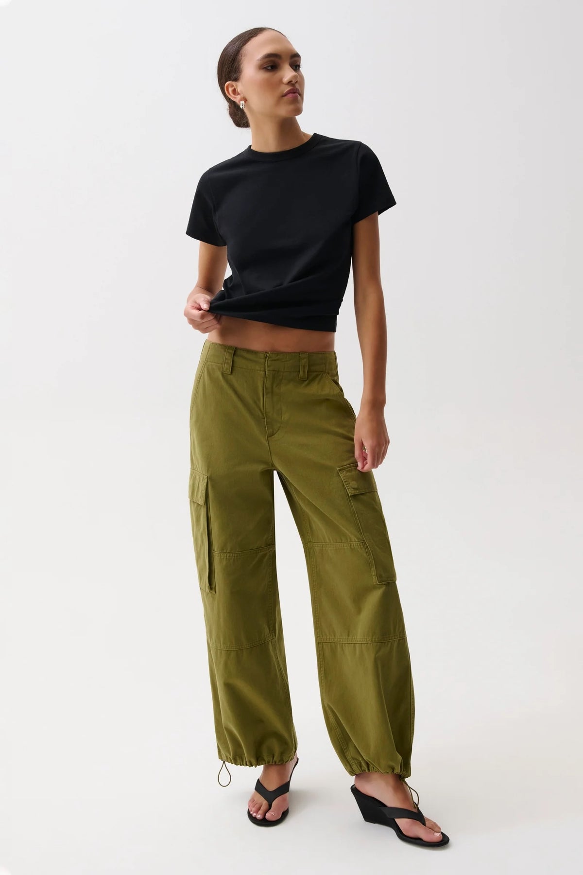 PETRA DRAWSTRING HAREM CARGO PANT