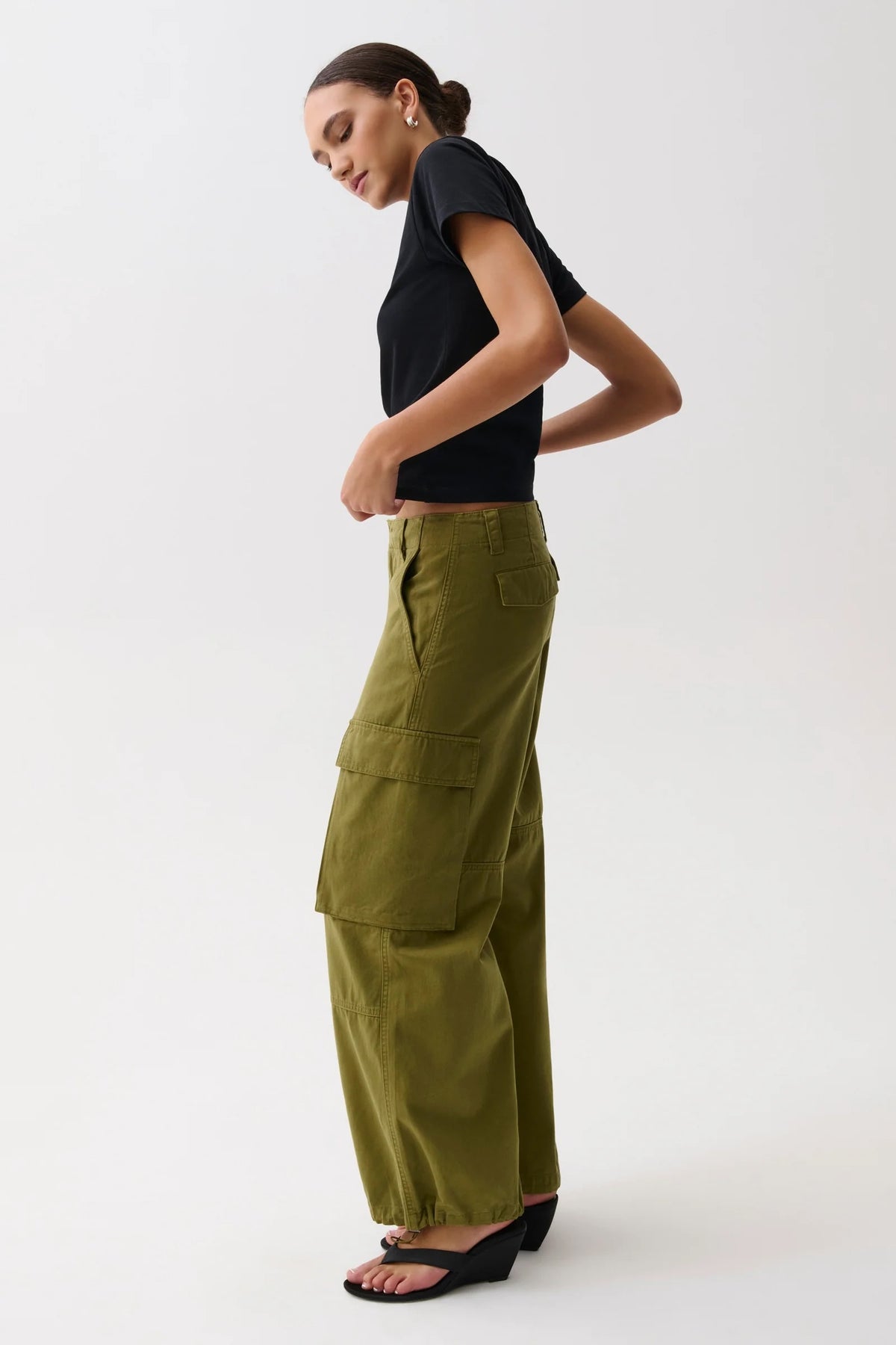 PETRA DRAWSTRING HAREM CARGO PANT