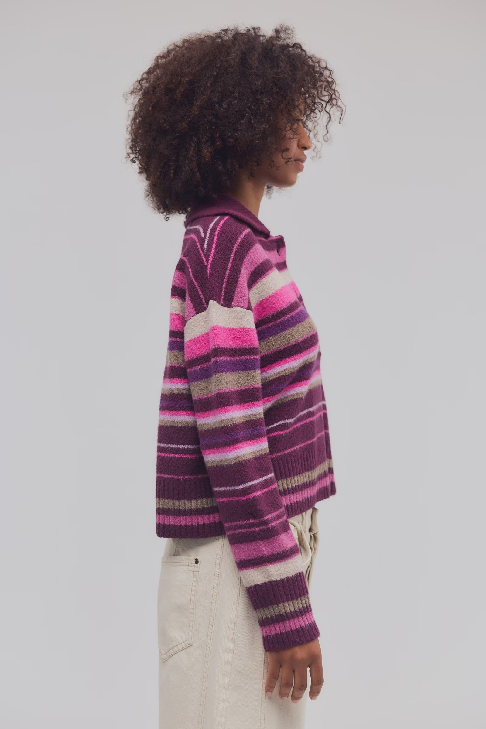 TRADING UP STRIPE PULLOVER