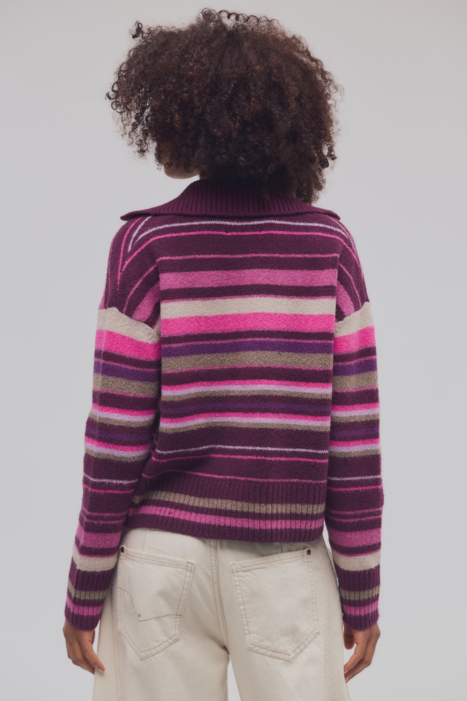 TRADING UP STRIPE PULLOVER