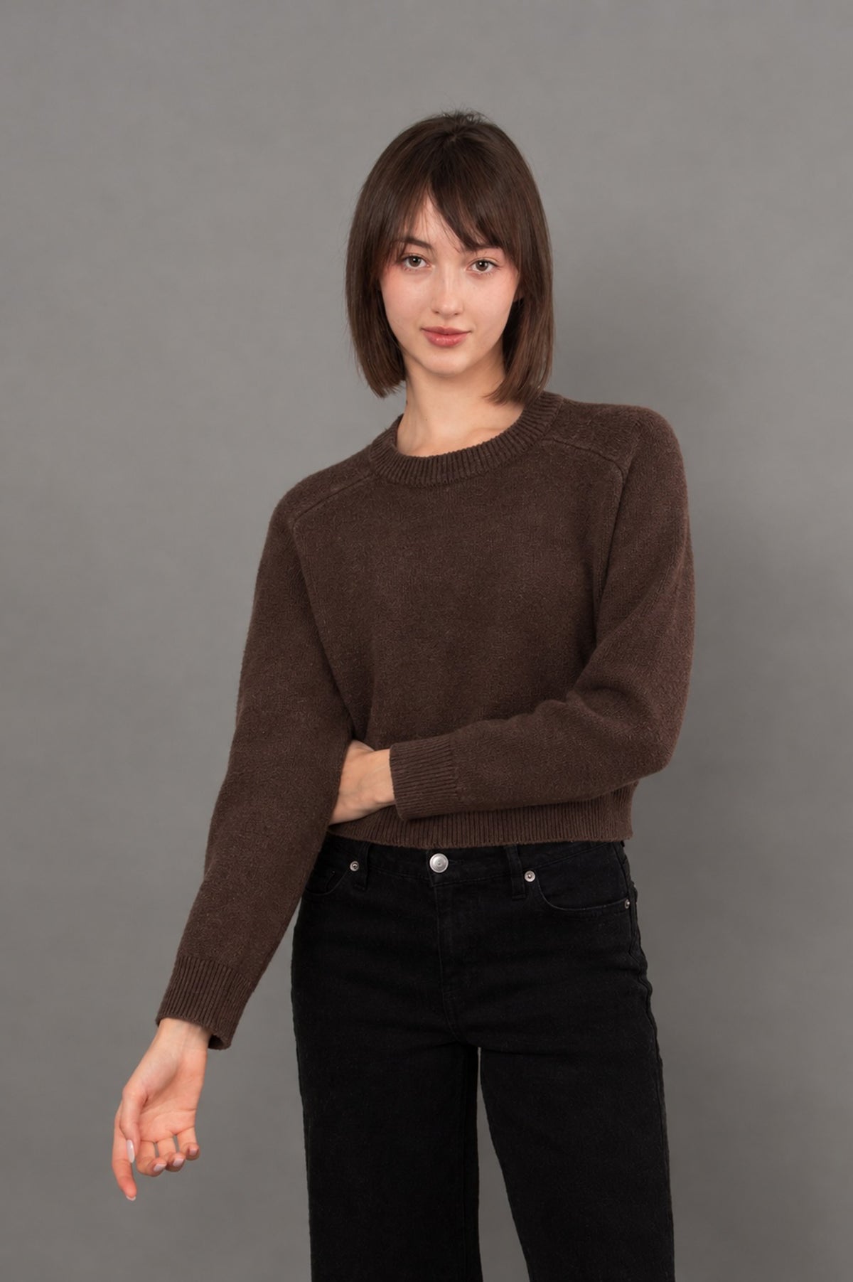 Ainsley Long Sleeve Crewneck Pullover
