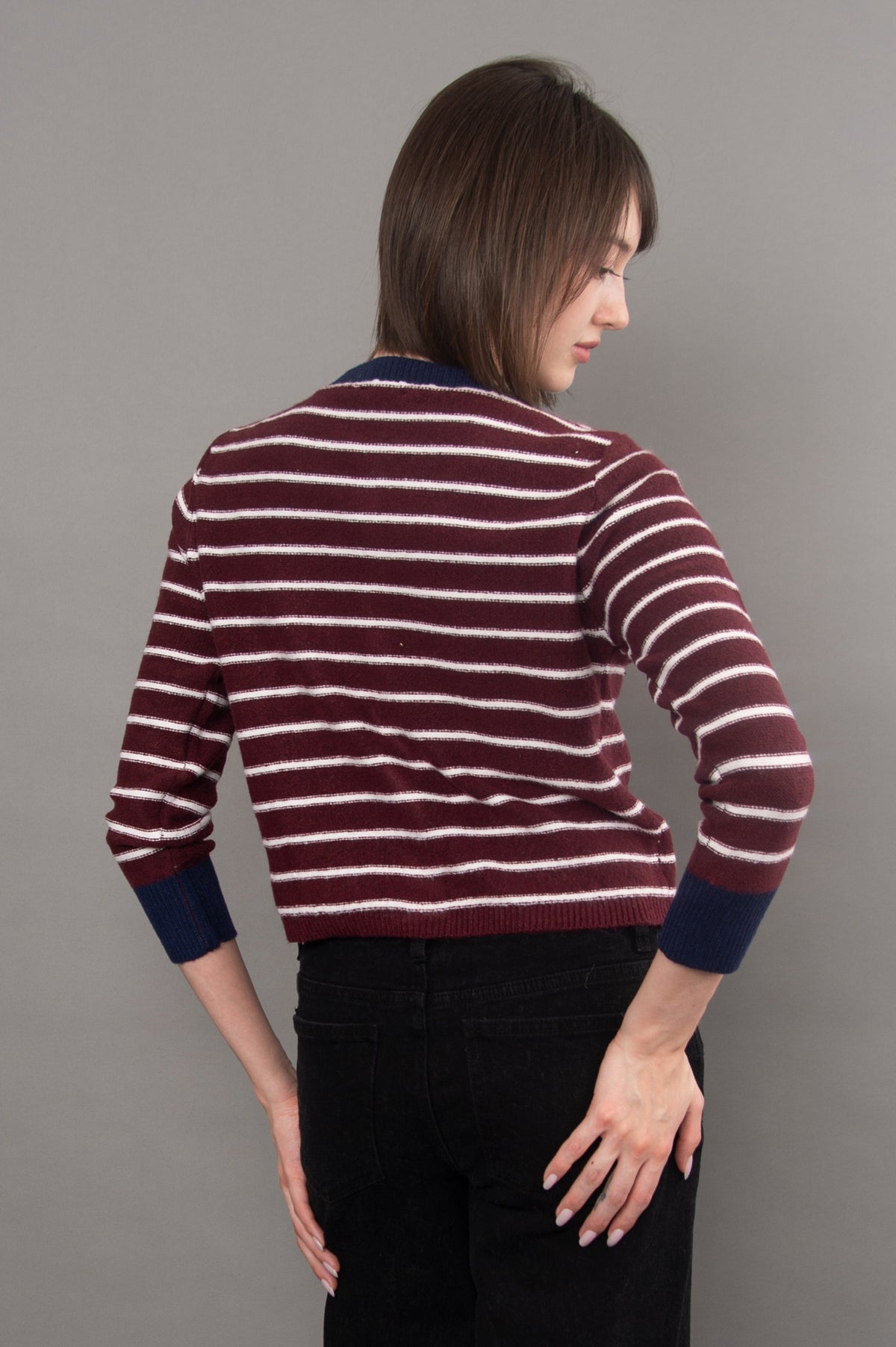 Bruna LS Crewneck Cardigan