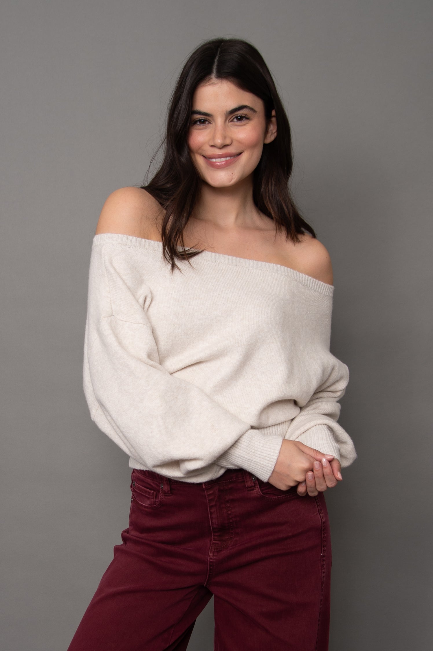 NILAMANI BOATNECK PULLOVER