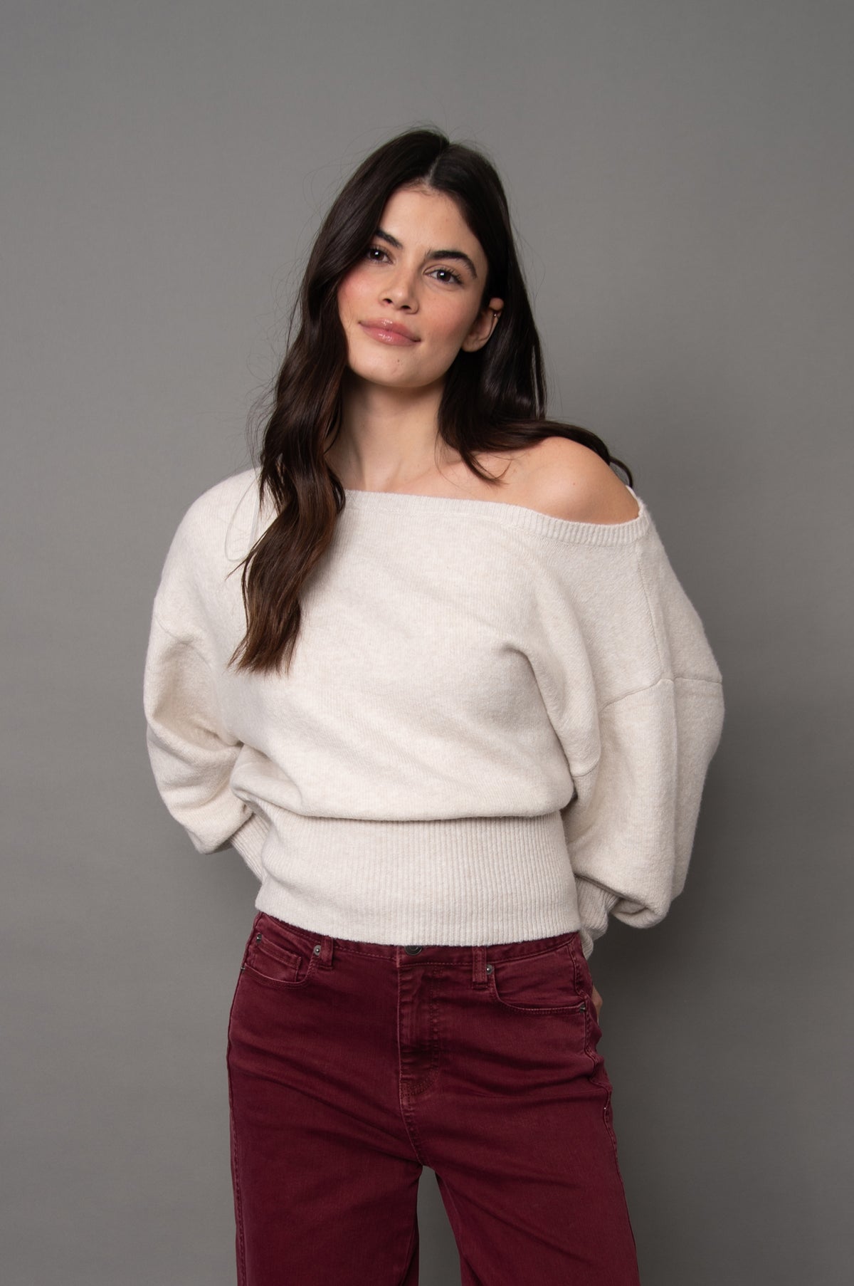 NILAMANI BOATNECK PULLOVER