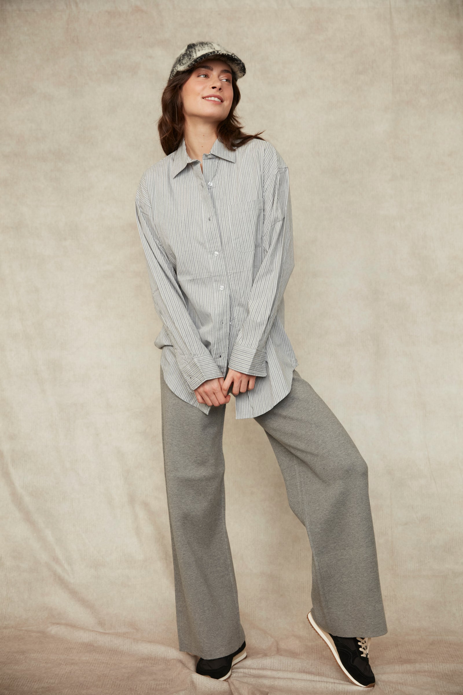Padme Striped Poplin Shirt