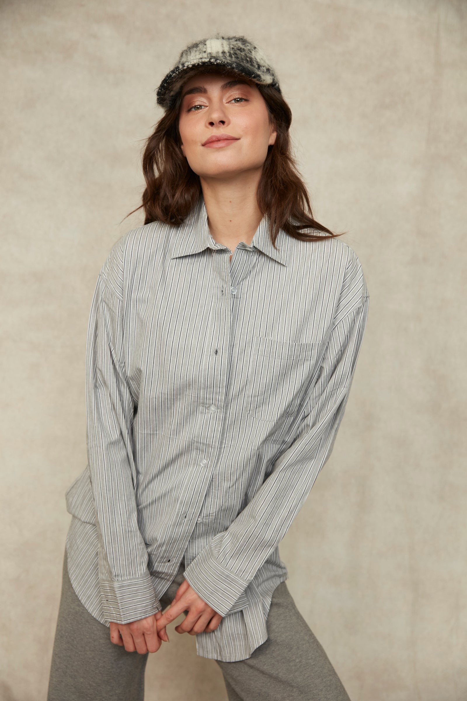 Padme Striped Poplin Shirt