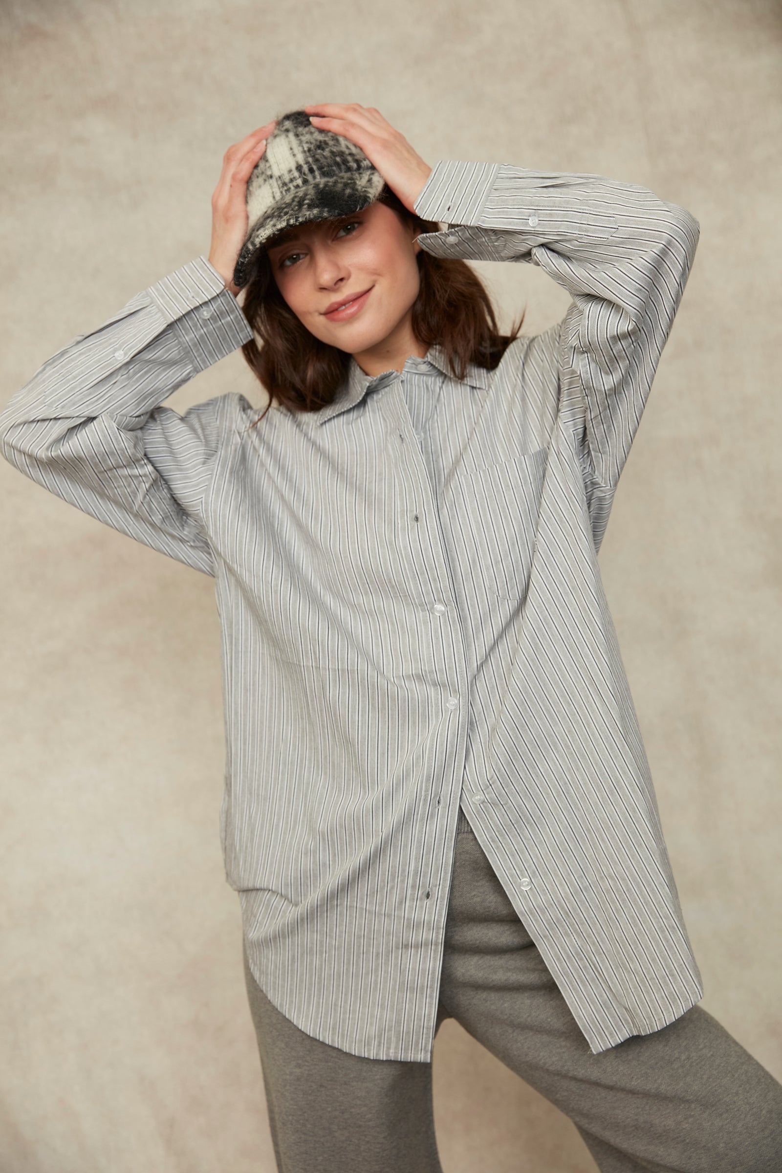 Padme Striped Poplin Shirt
