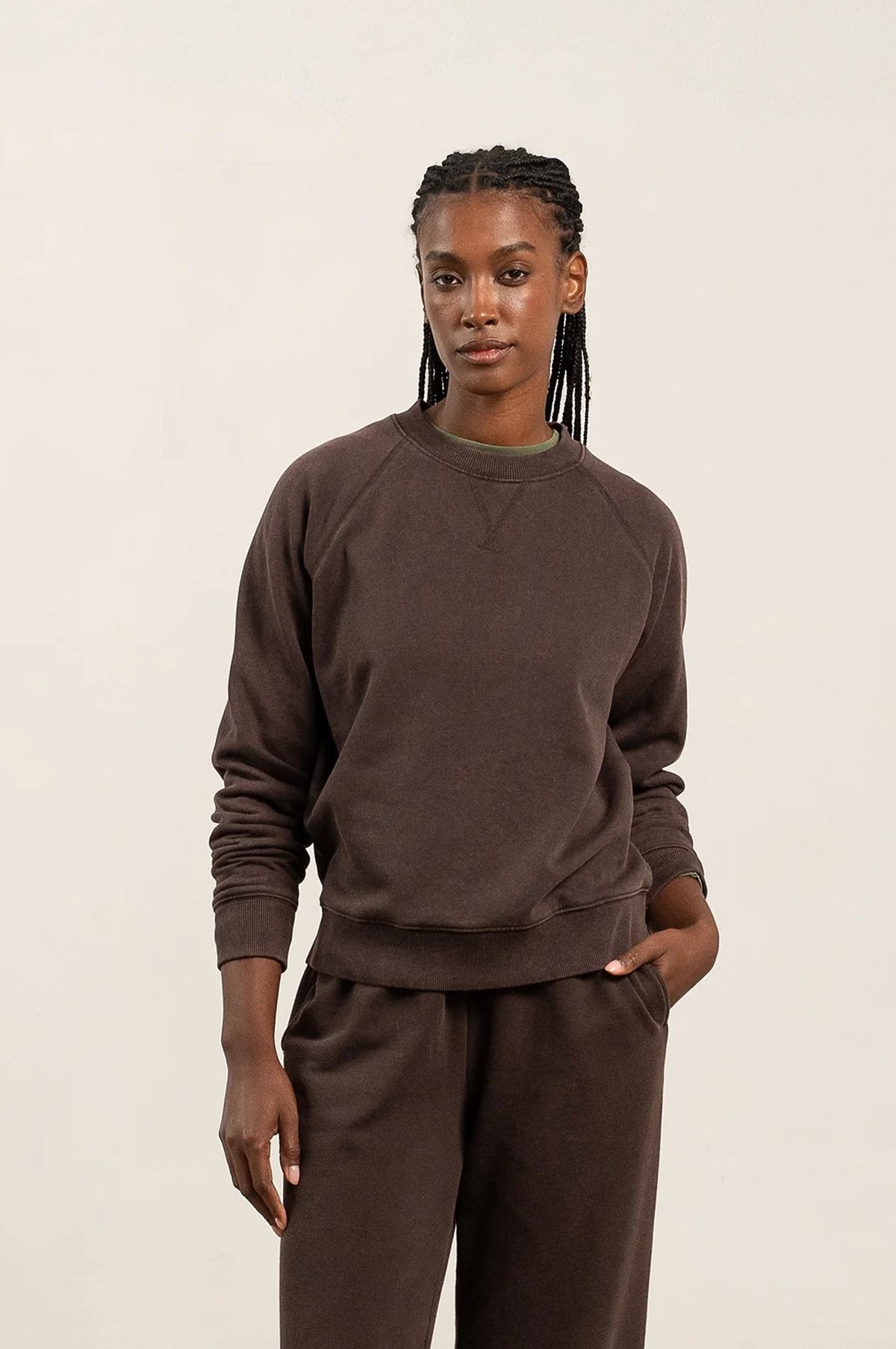 RECYCLED FLEECE SWEATSHIRT