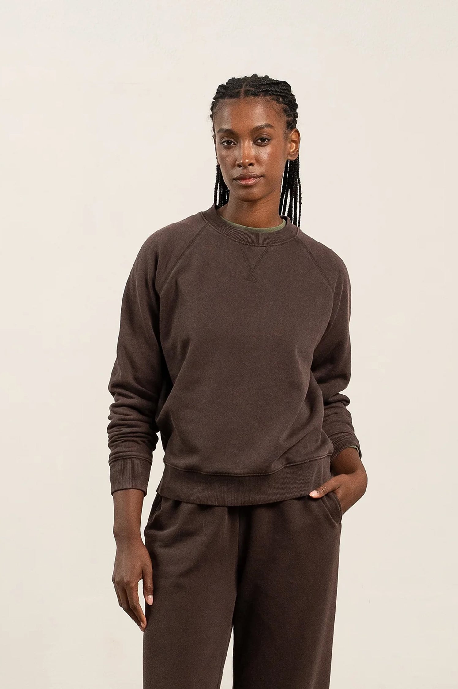 RECYCLED FLEECE SWEATSHIRT