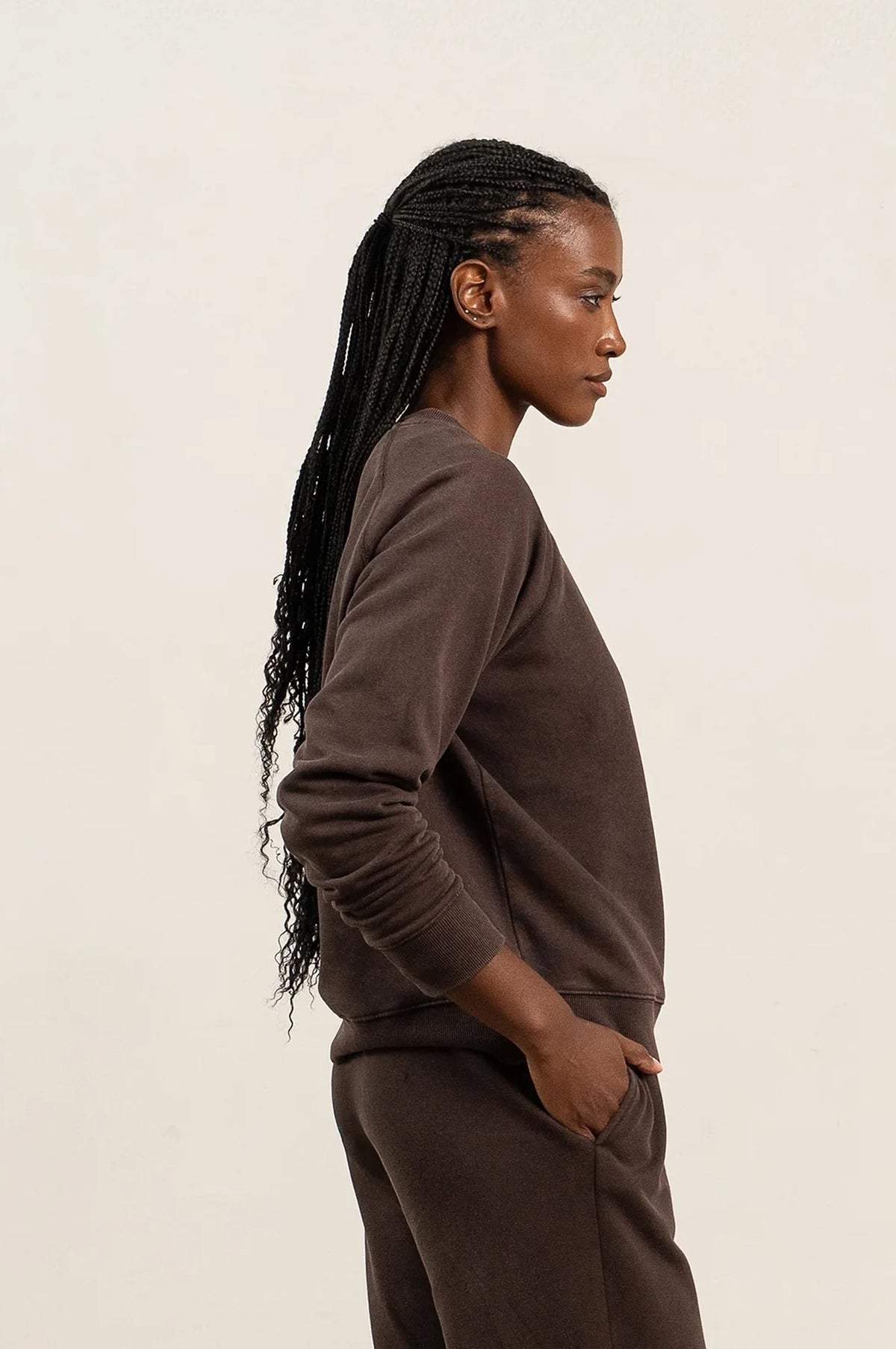 RECYCLED FLEECE SWEATSHIRT