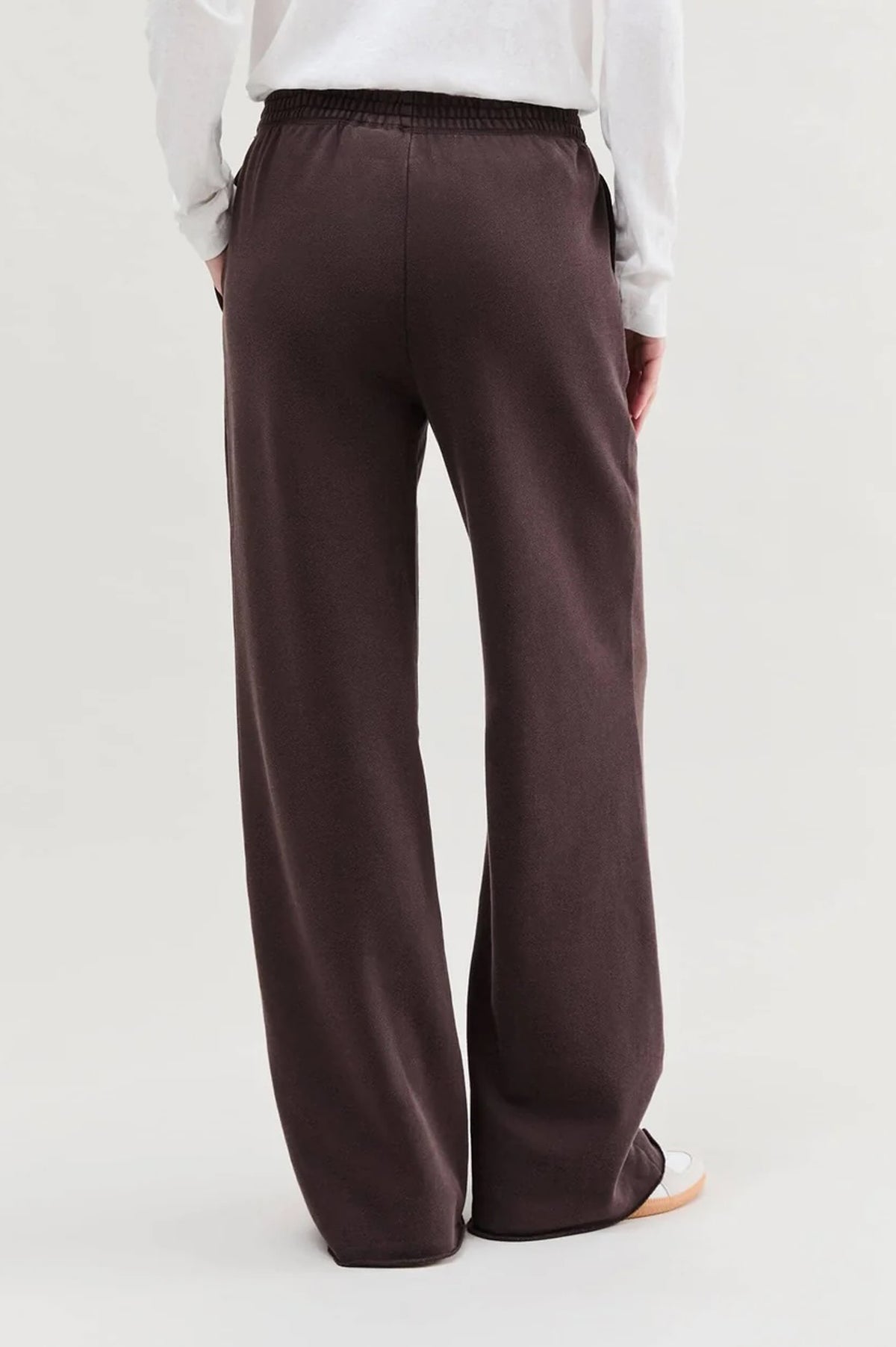 RECYCLED FLEECE WIDE LEG PANT