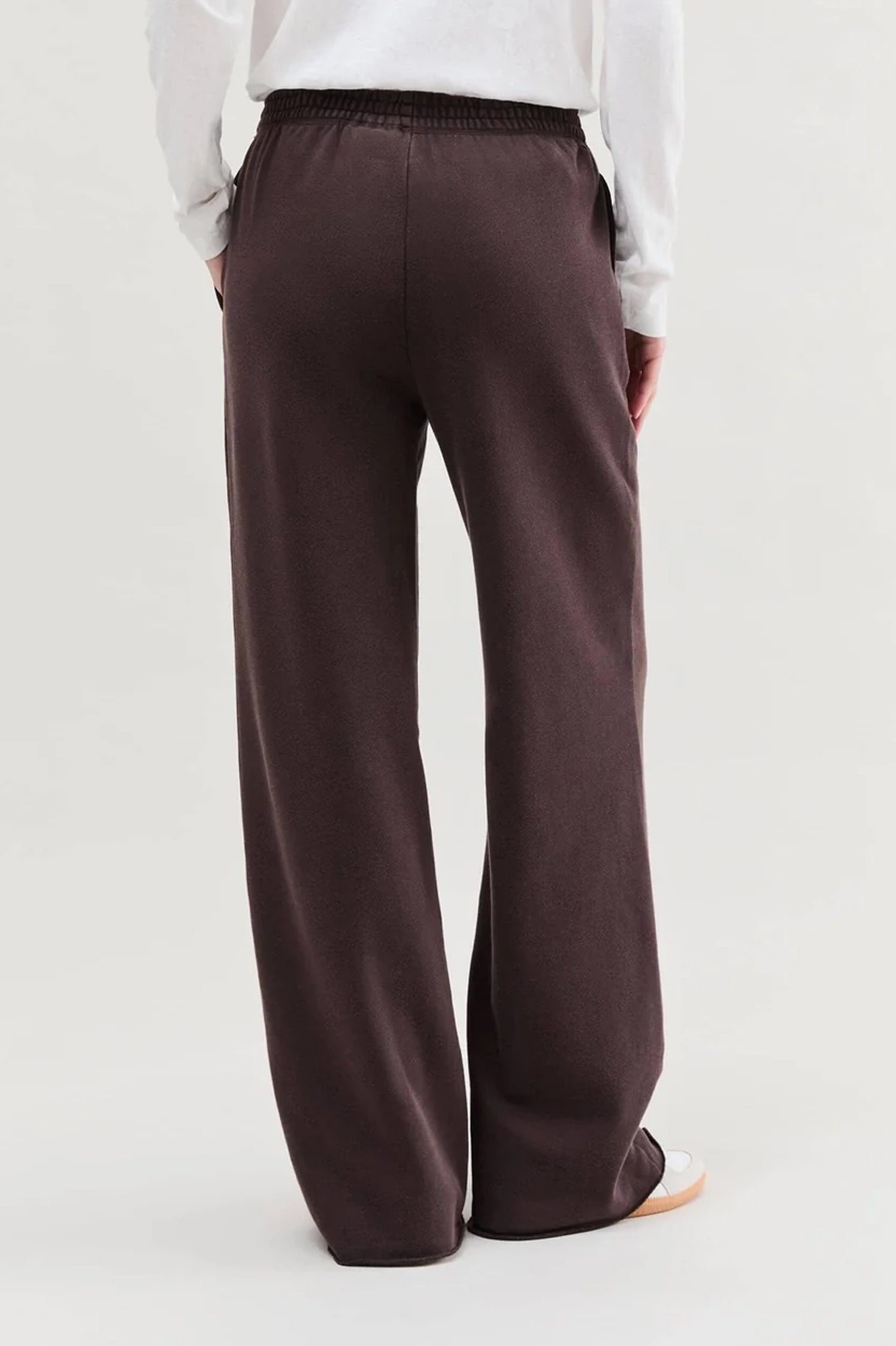 RECYCLED FLEECE WIDE LEG PANT