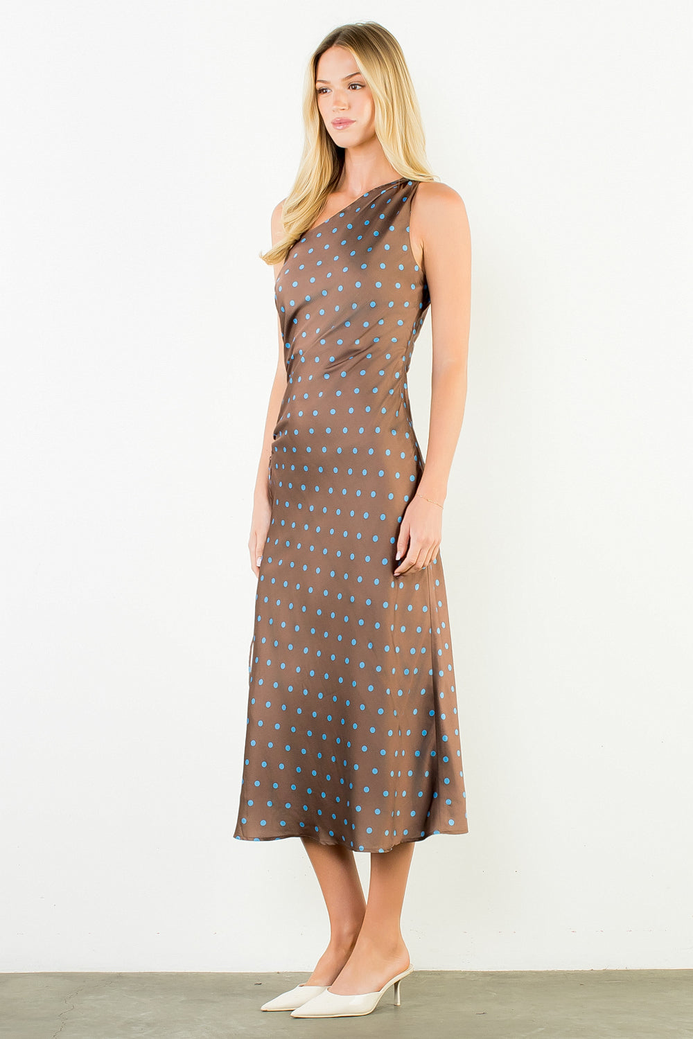 Cleo Polka Dot Midi Dress