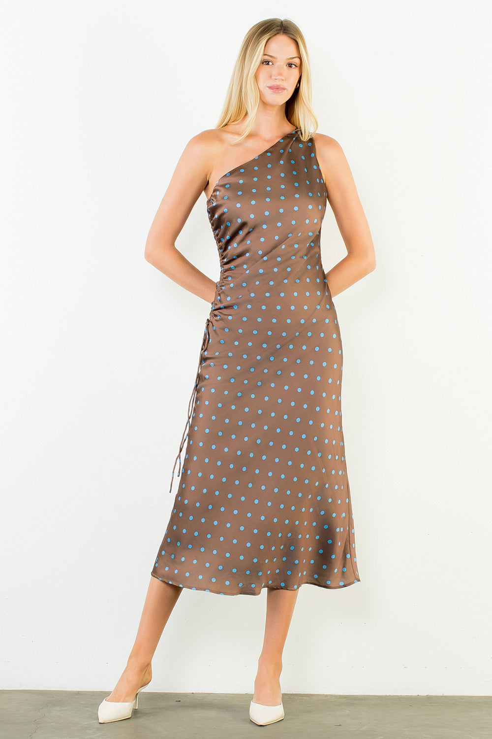 Cleo Polka Dot Midi Dress