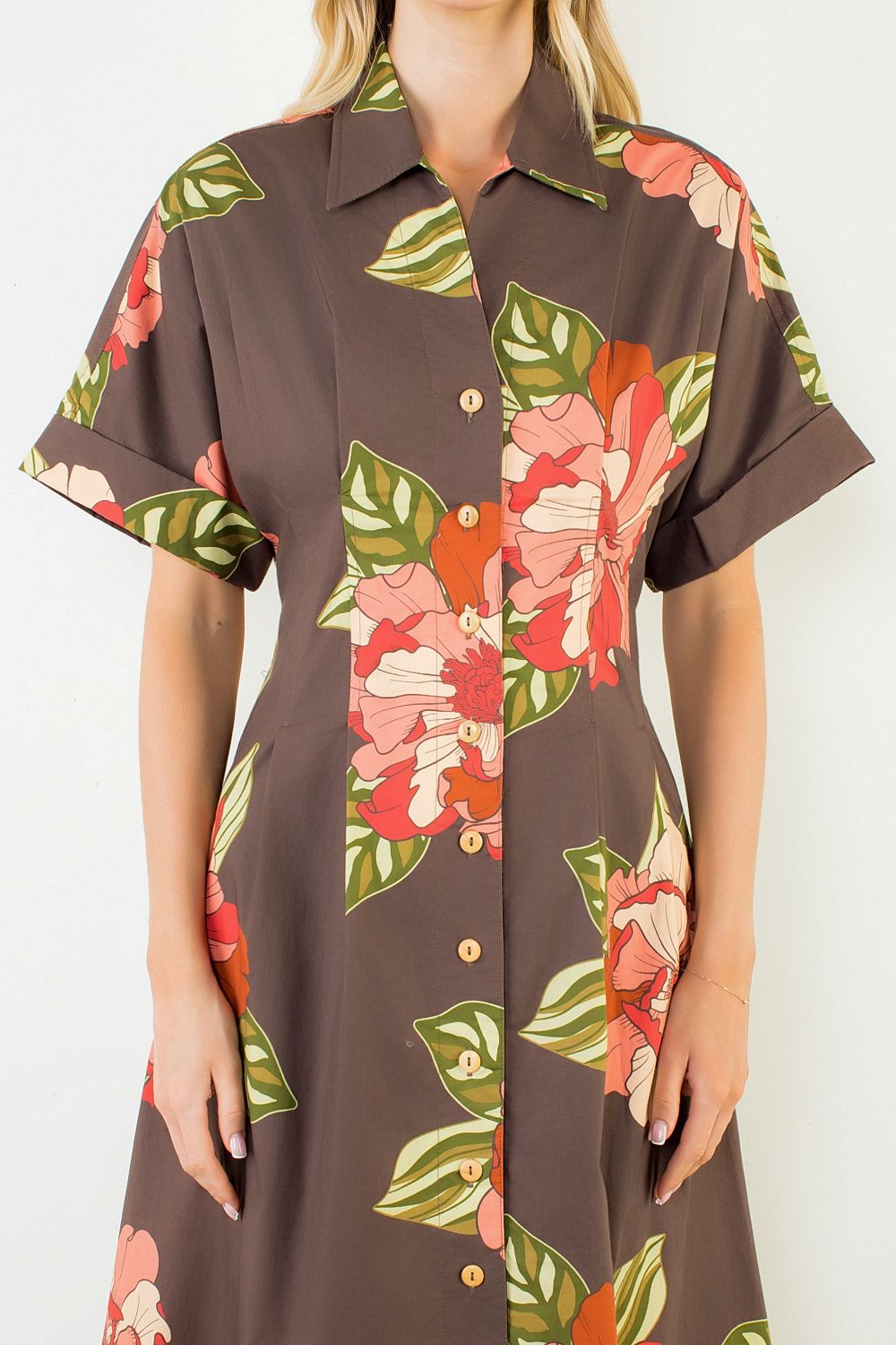SIENNA FLORAL MIDI DRESS