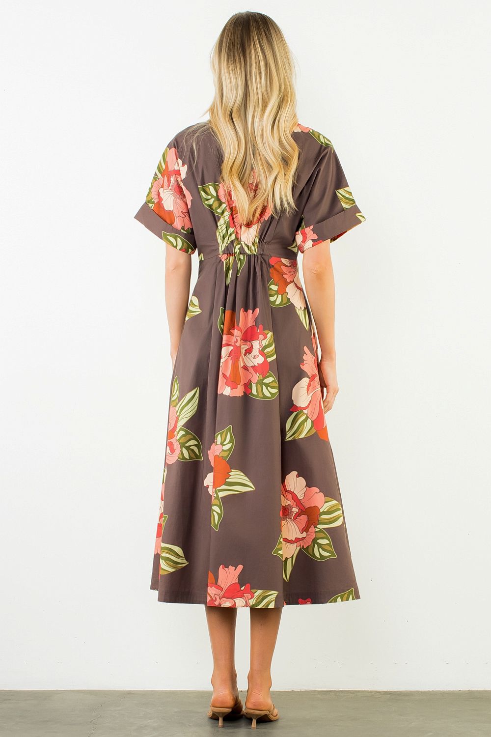 SIENNA FLORAL MIDI DRESS