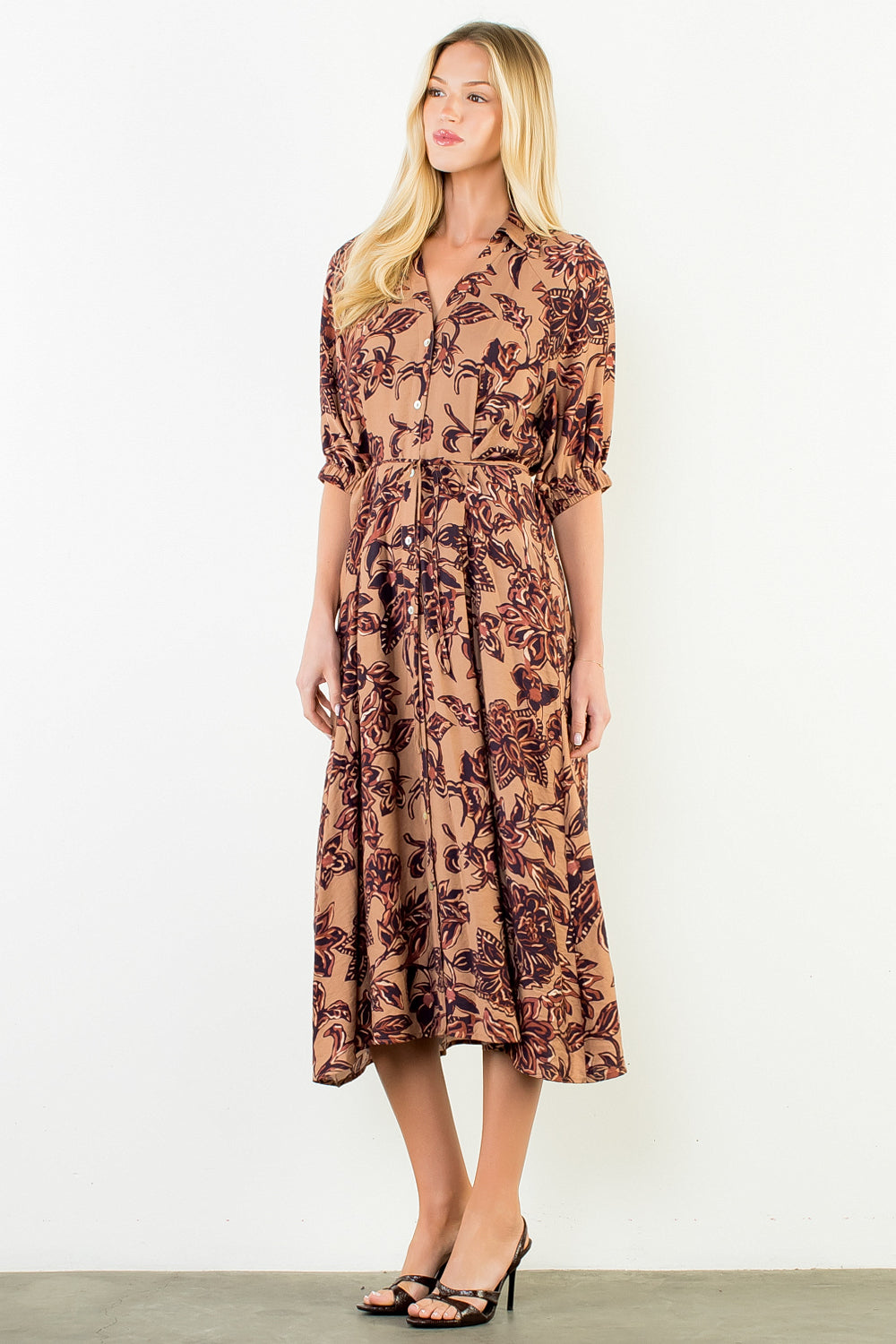 Paloma Paisley Midi Dress