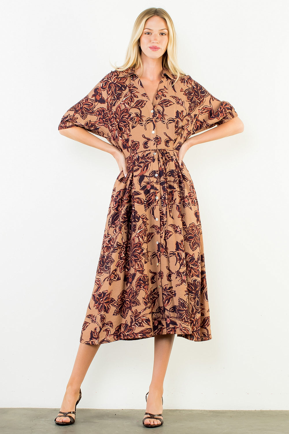 Paloma Paisley Midi Dress