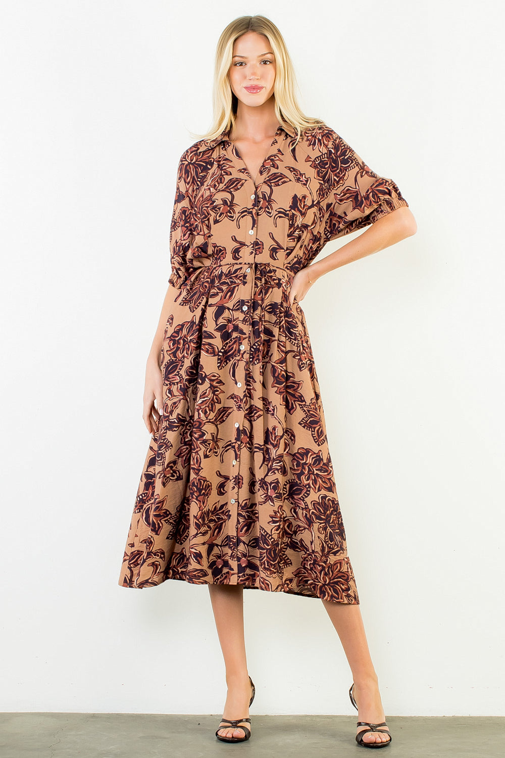 Paloma Paisley Midi Dress
