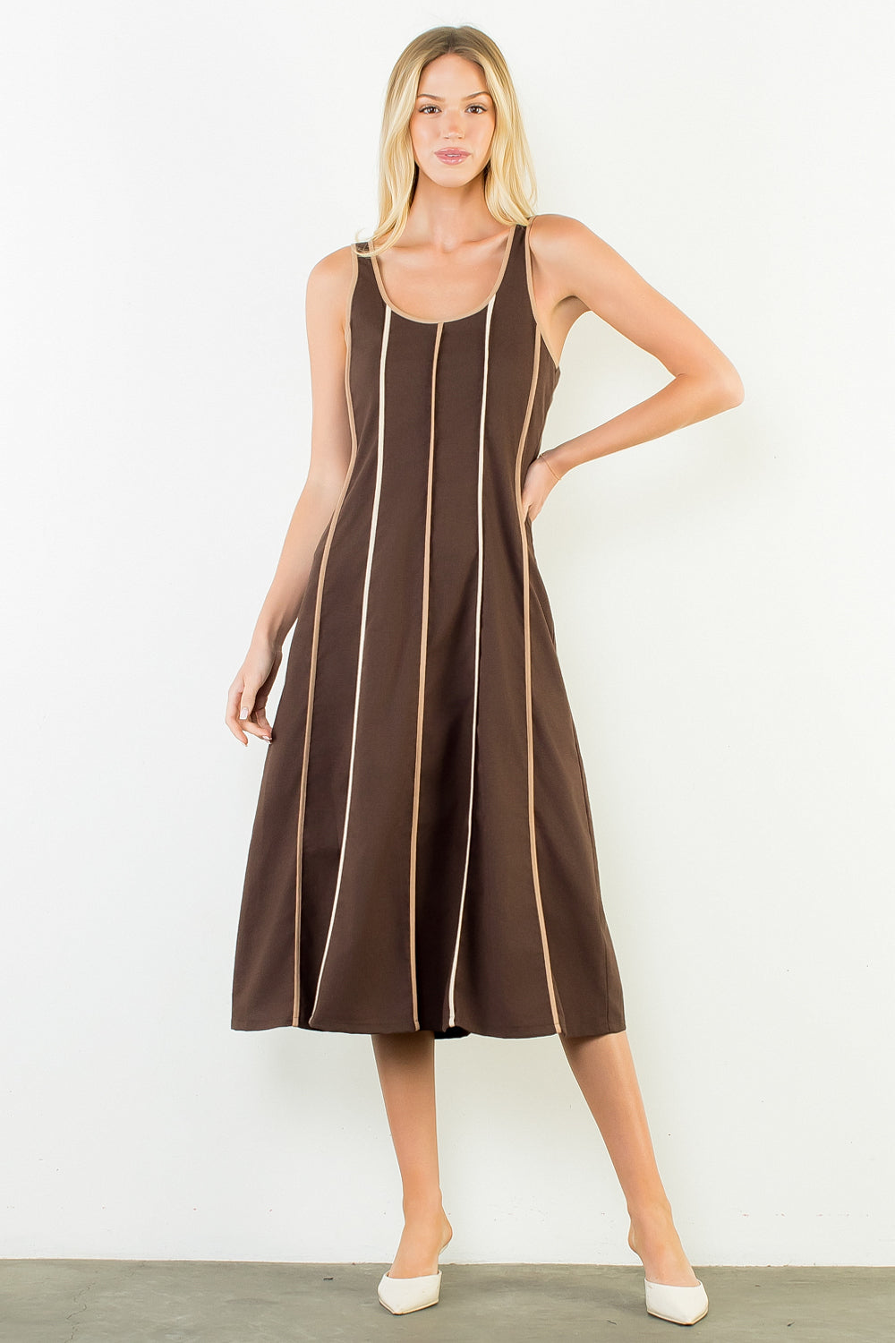 Penelope Striped Dress