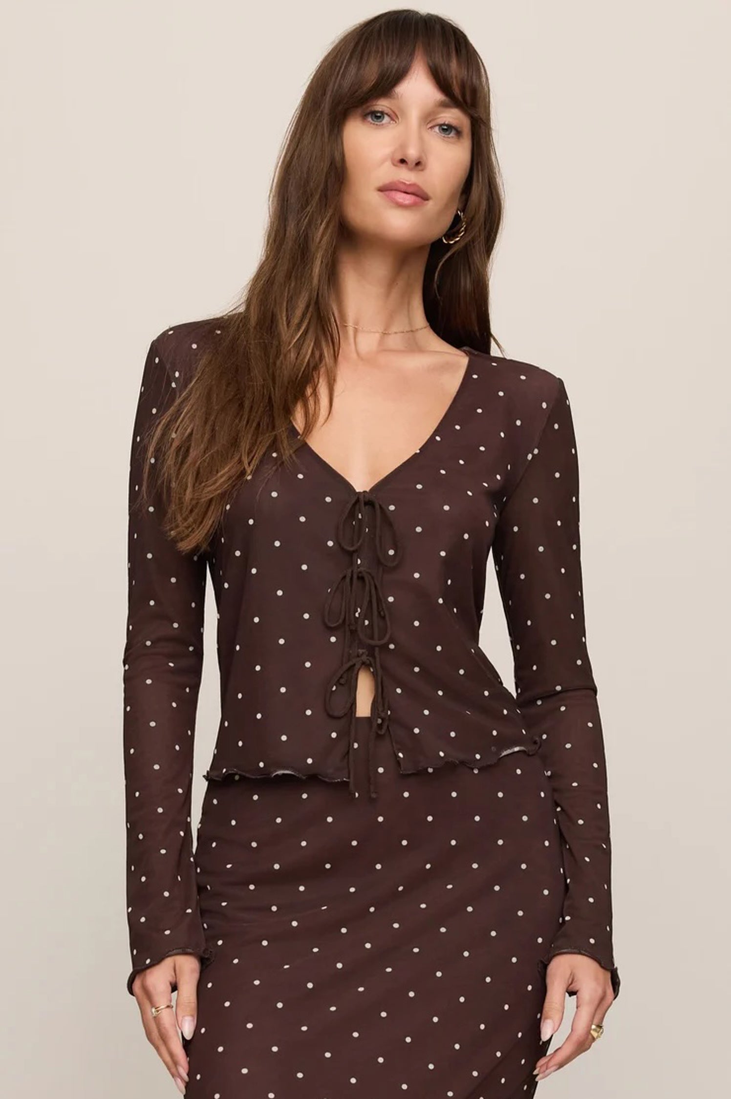 Amara Polka Dot Top