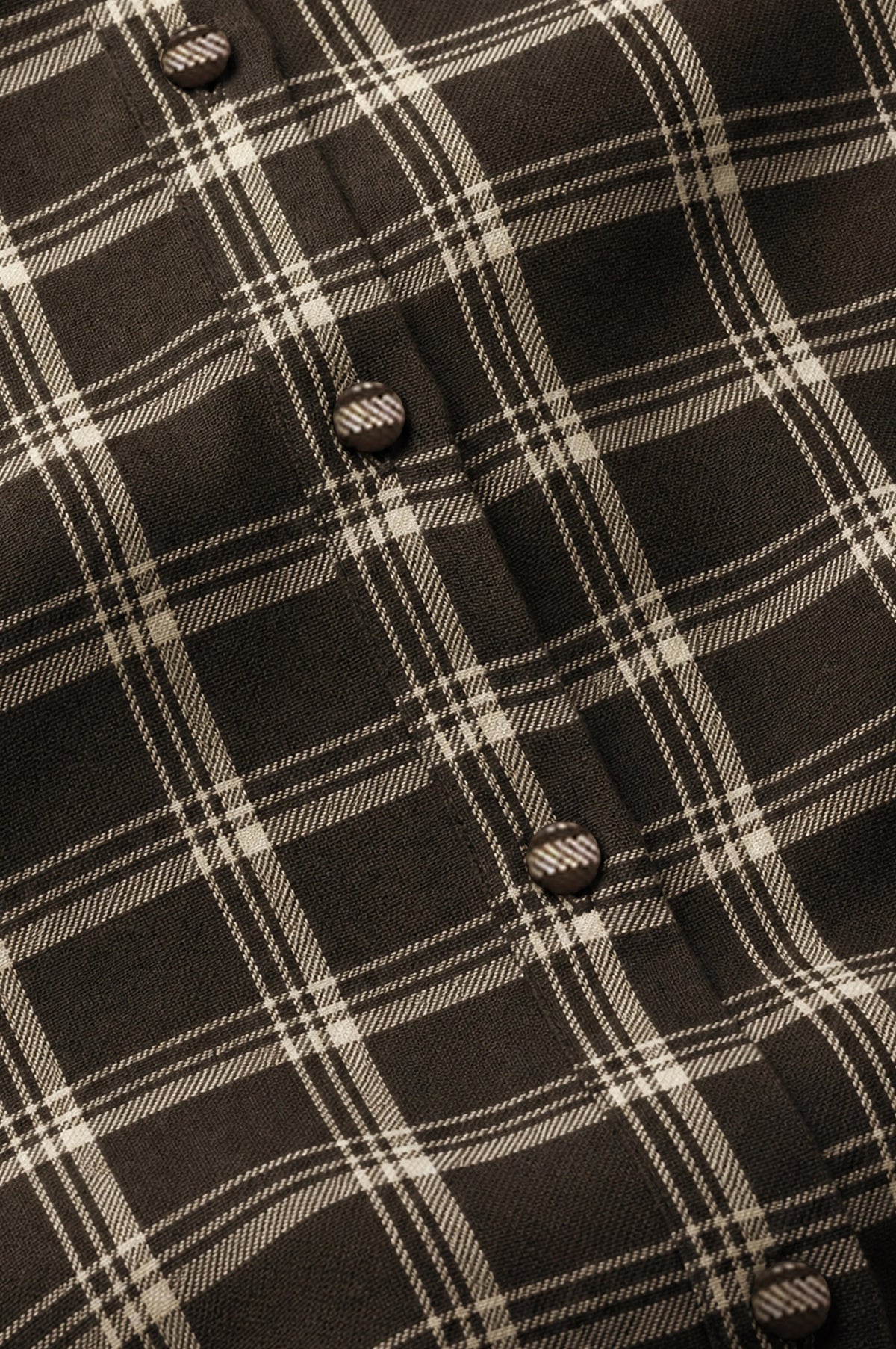 ANGEL EYES PLAID MIDI DRESS