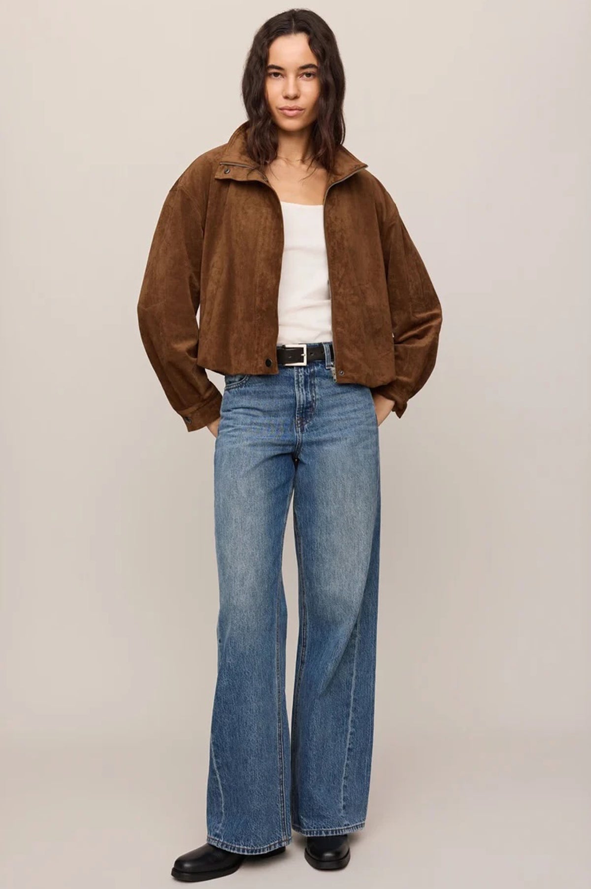 CORIN BUBBLE HEM JACKET