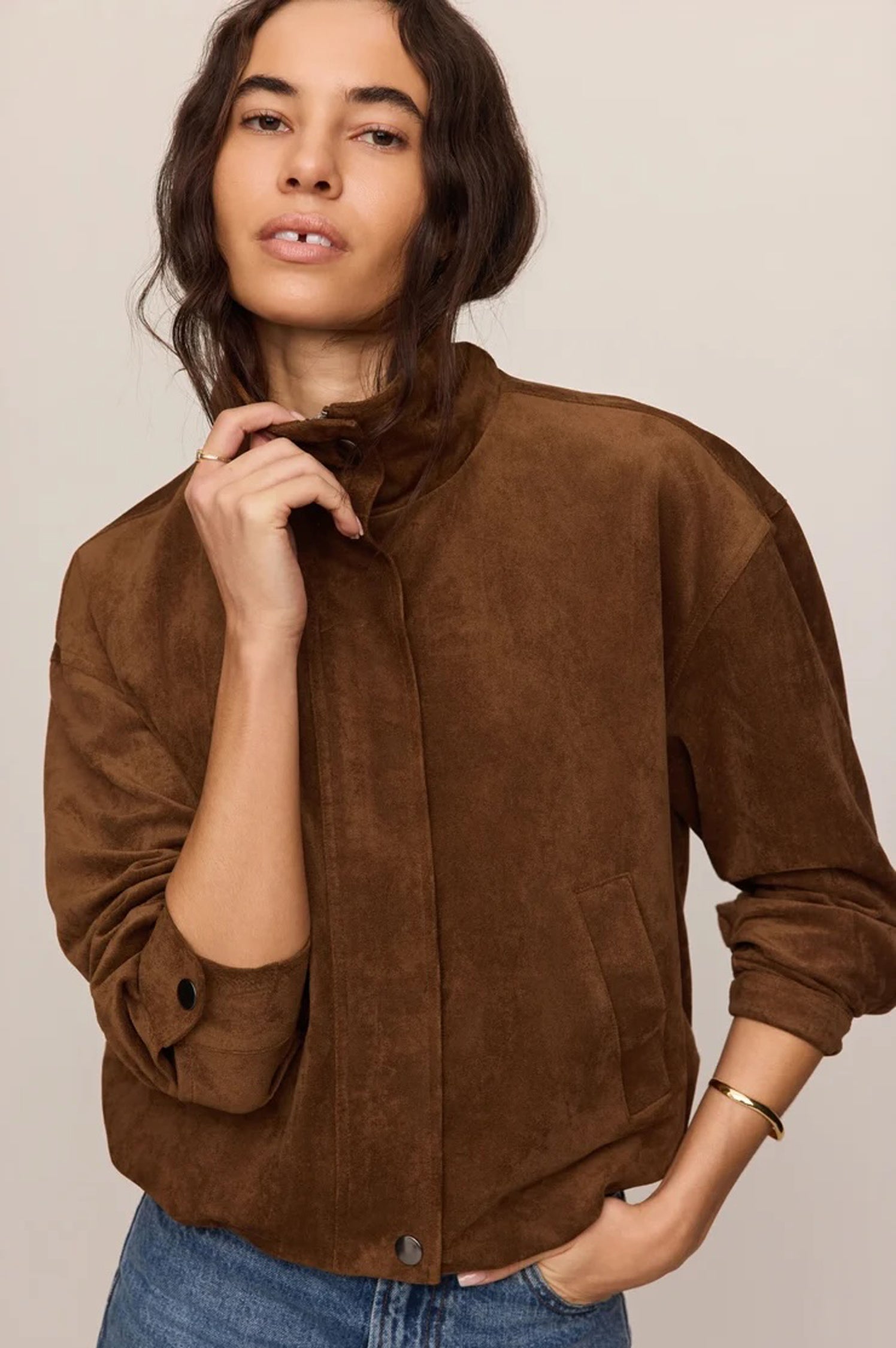 CORIN BUBBLE HEM JACKET
