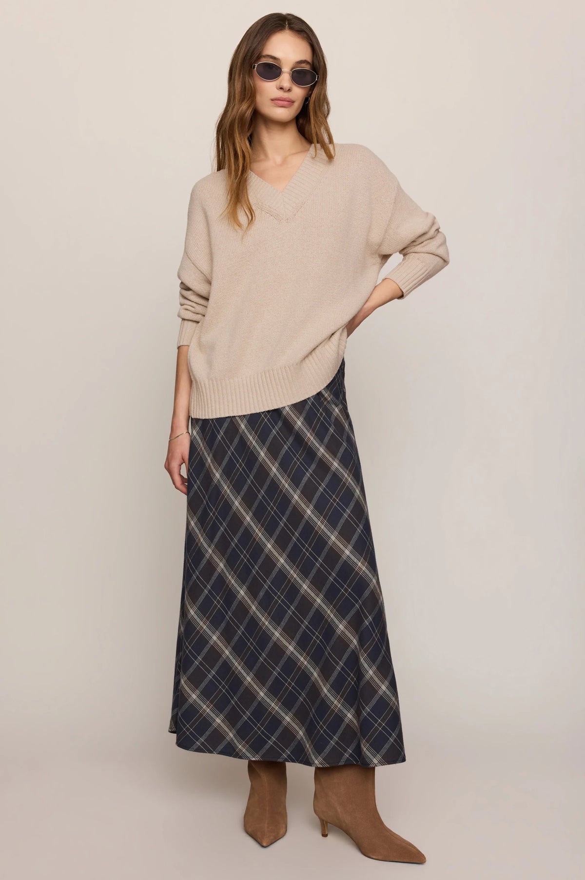 CRESTVIEW PLAID SKIRT