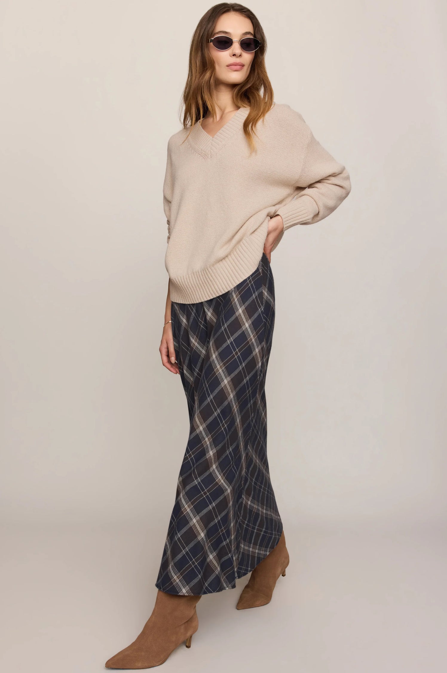 CRESTVIEW PLAID SKIRT