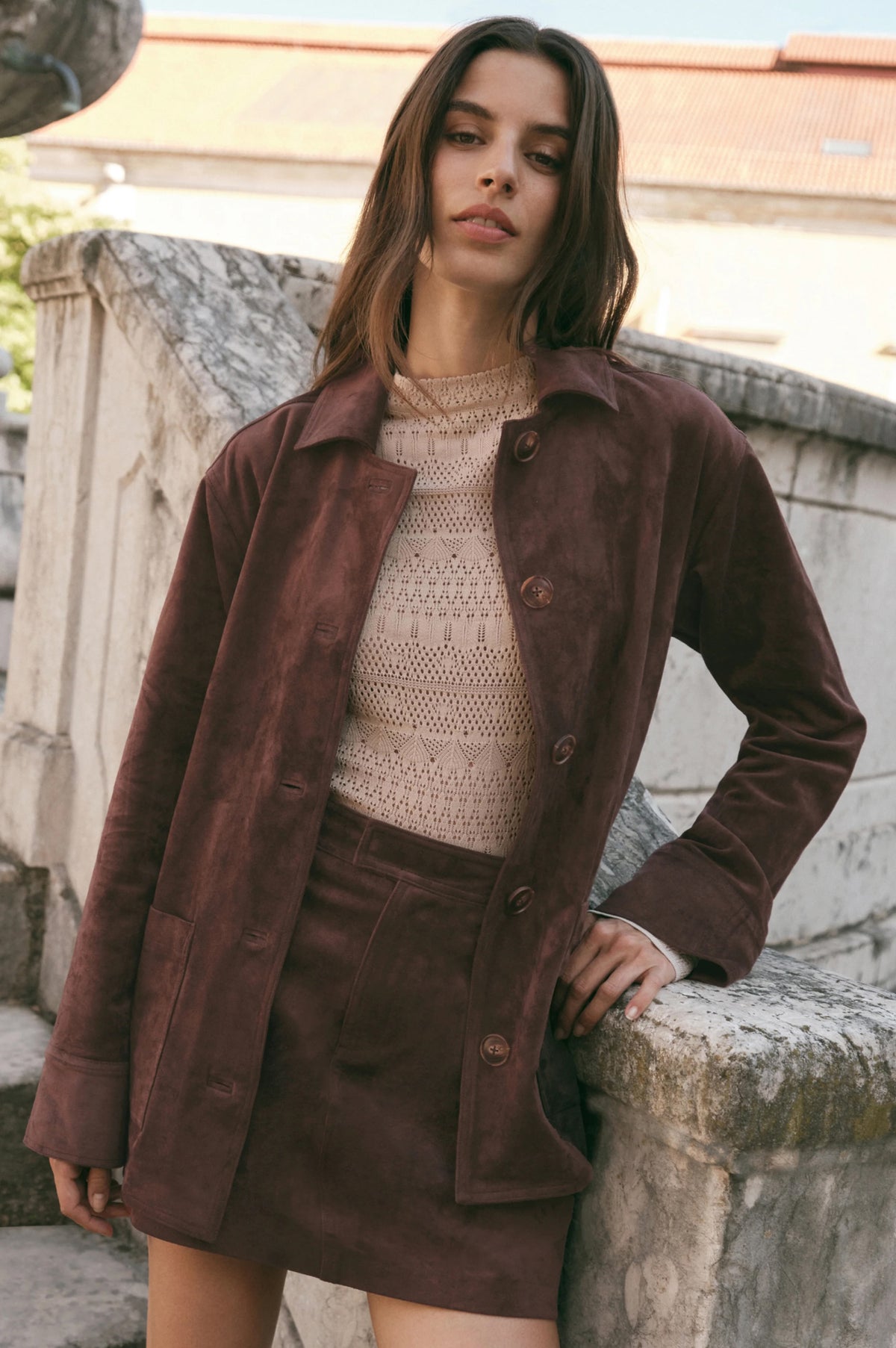 DECKER SUEDE CHORE JACKET