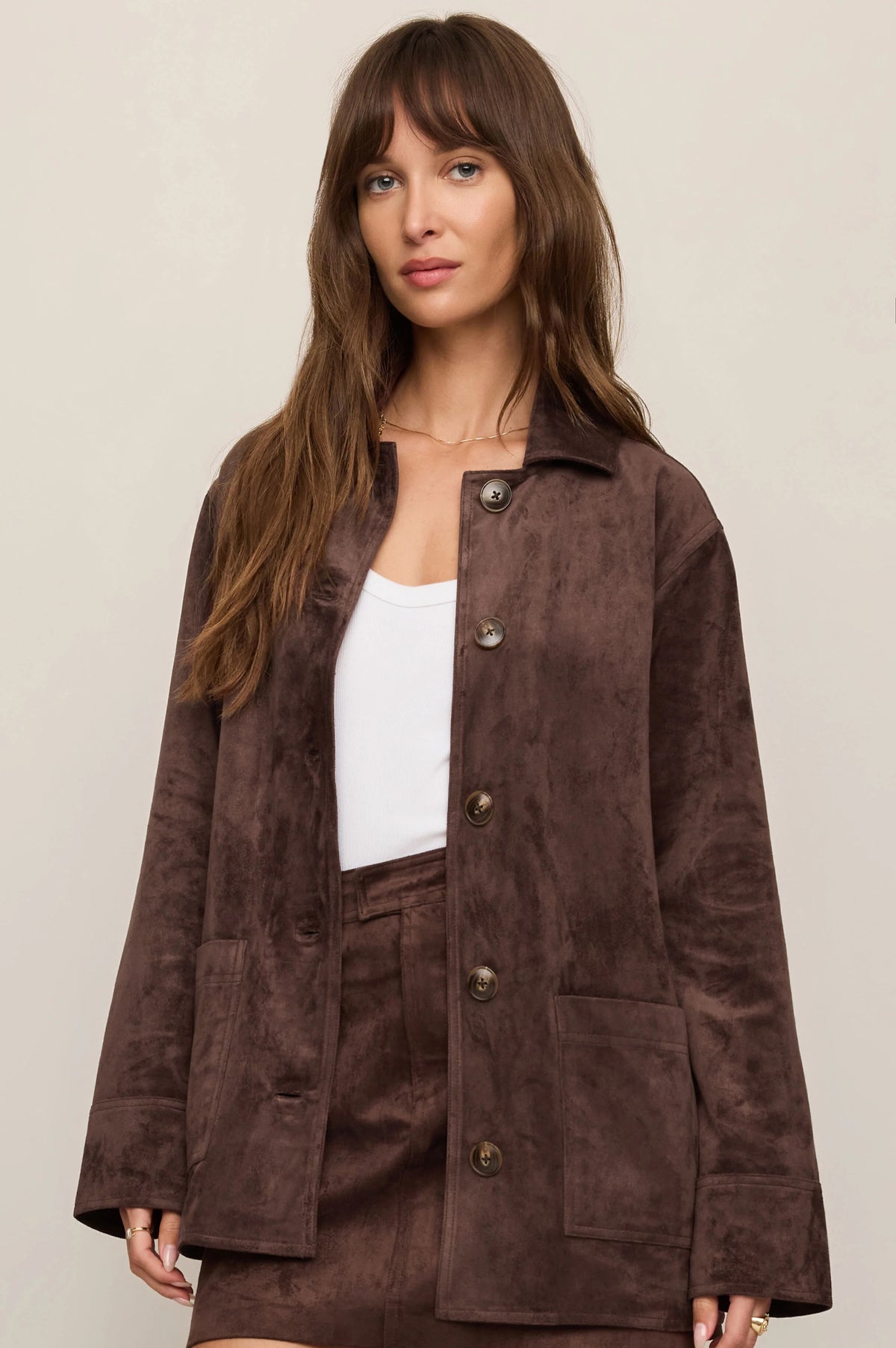 DECKER SUEDE CHORE JACKET