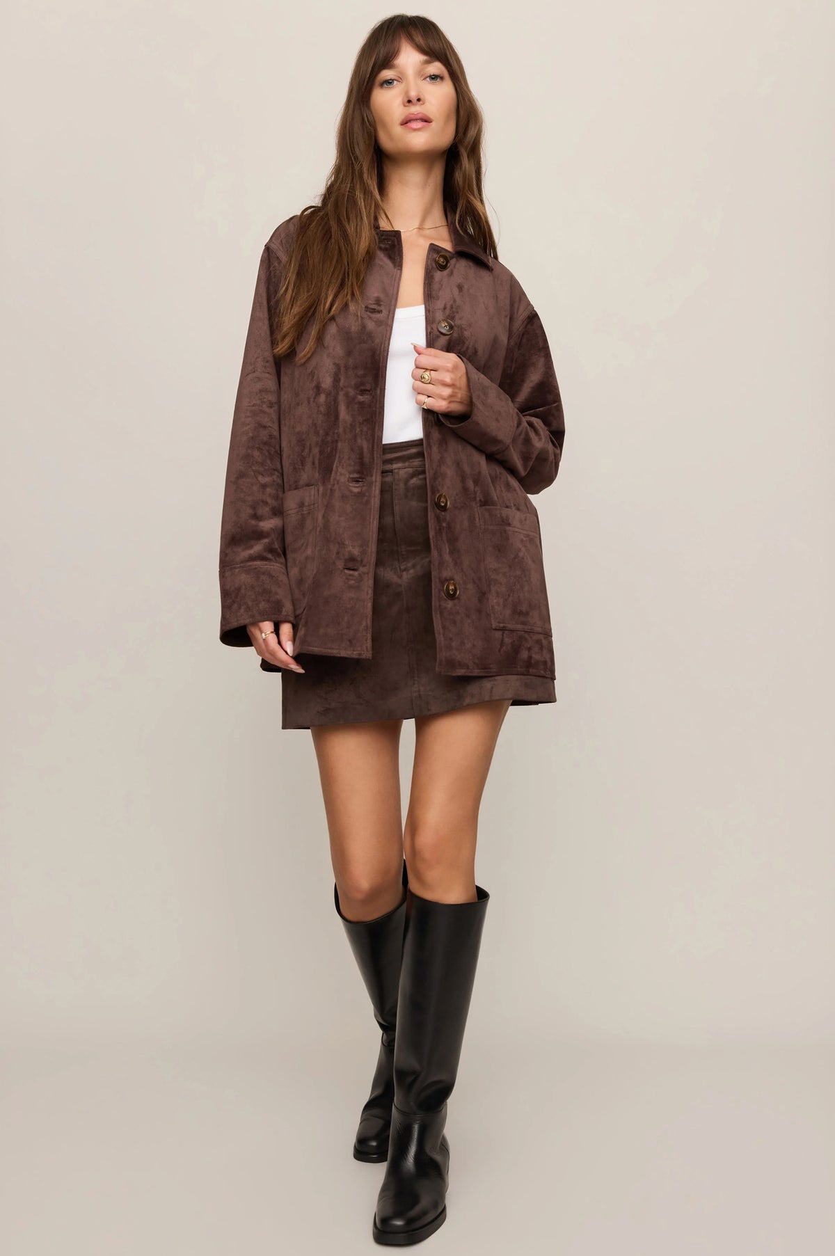 DECKER SUEDE CHORE JACKET